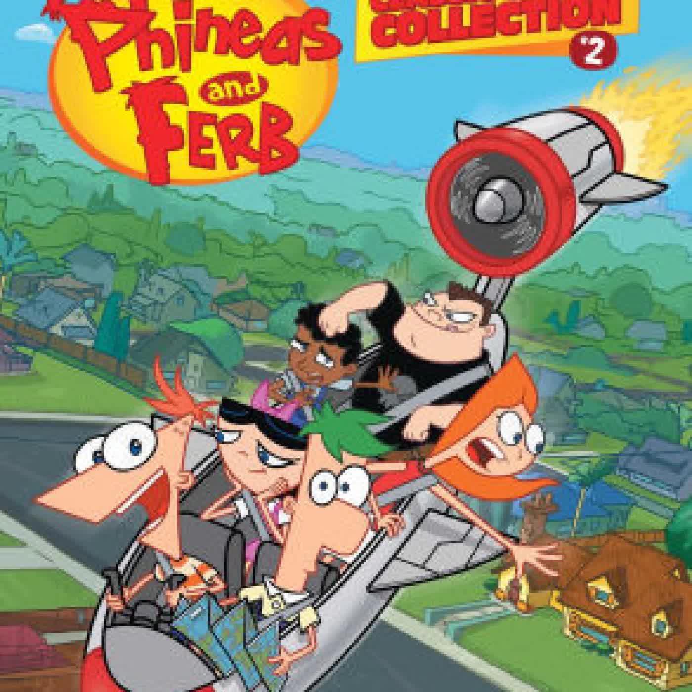 Phineas and Ferb Classic Comics Collection Vol. 2 by Scott Peterson, The Disney Comics Group, Jim Bernstein, Martin Olson, Fabricio Grellet on Iphone New Format