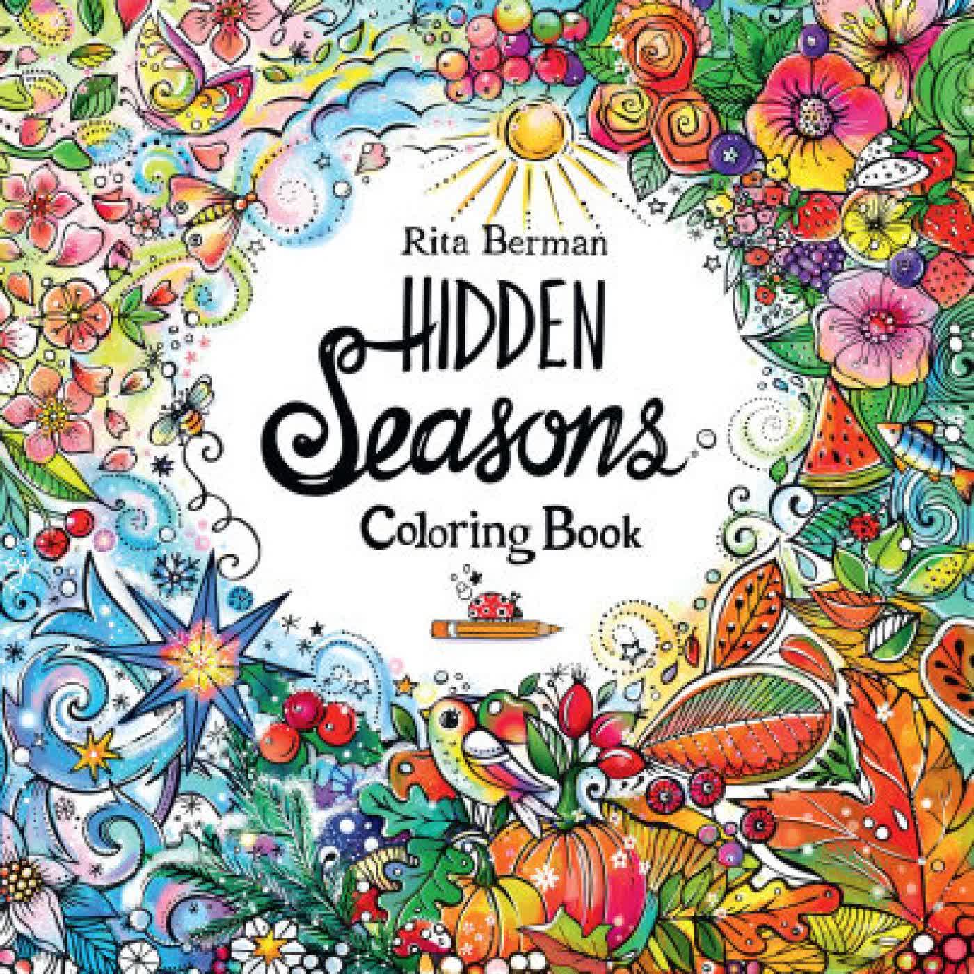 Hidden Seasons Coloring Book by Rita Berman on Iphone New Format