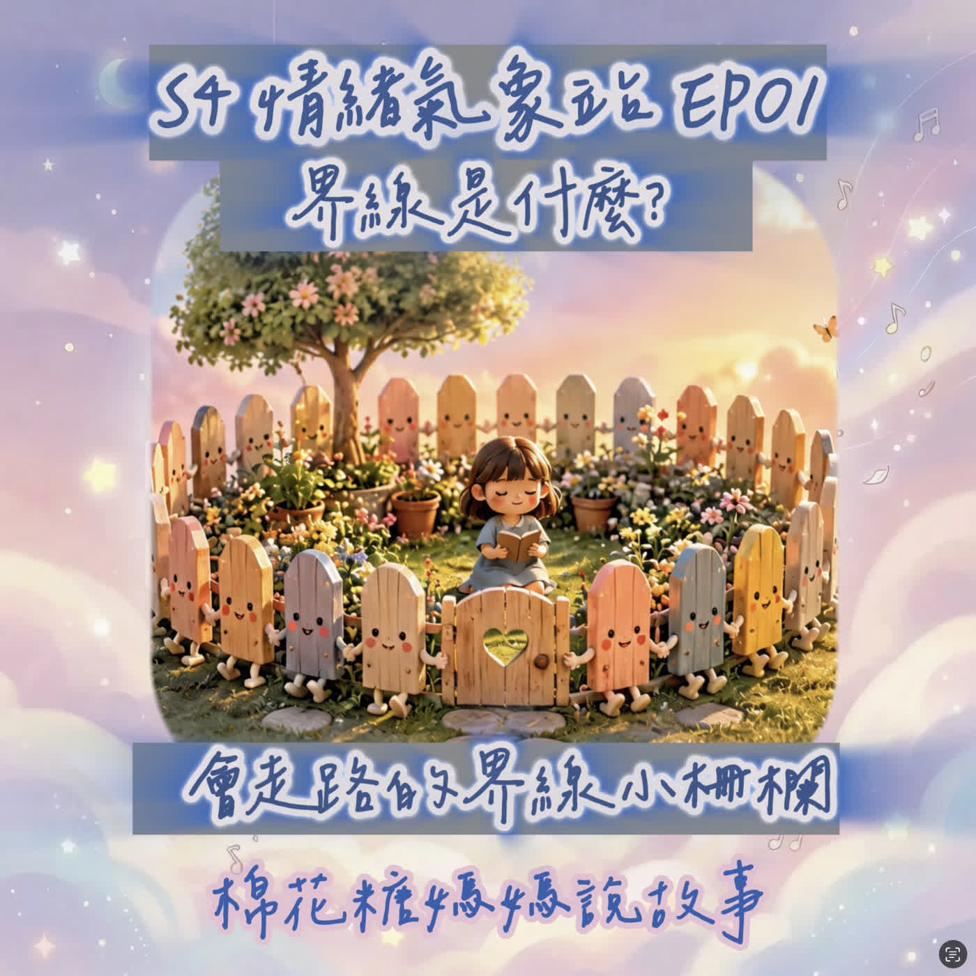 【情緒故事】界線是什麼？學會照顧自己的心｜情緒氣象站：界線小柵欄（S4-01）