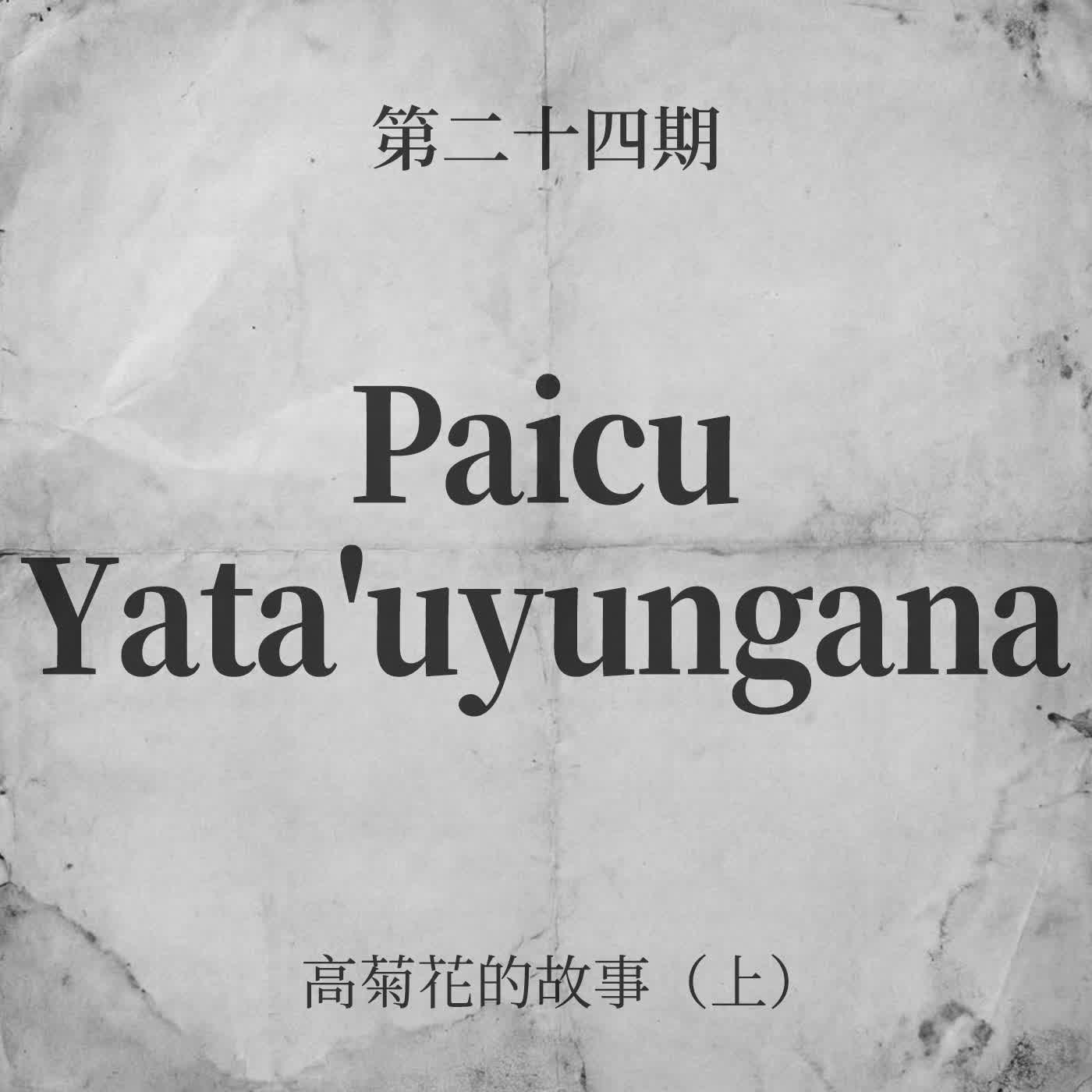 第二十四期：Paicu Yata'uyungana ── 高菊花的故事（上） episode artwork