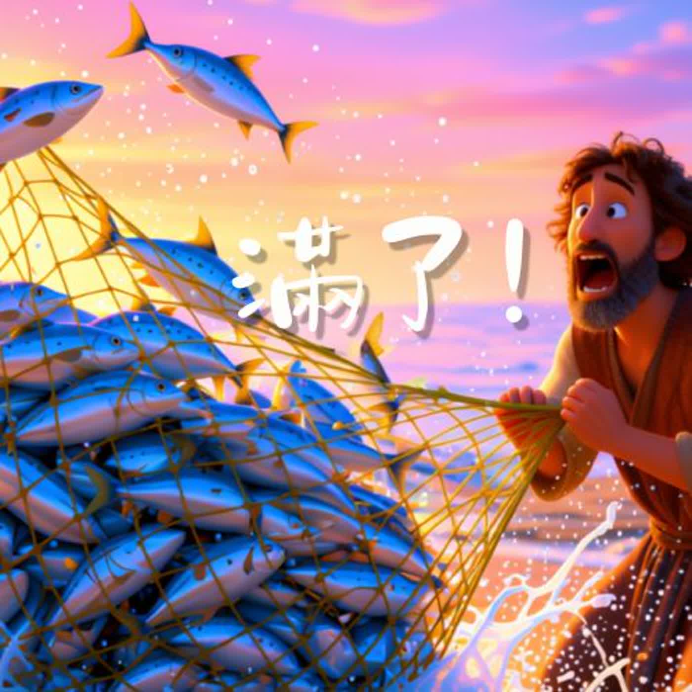 耶穌陪你入睡的聖經故事｜彼得捕魚的神蹟  episode artwork