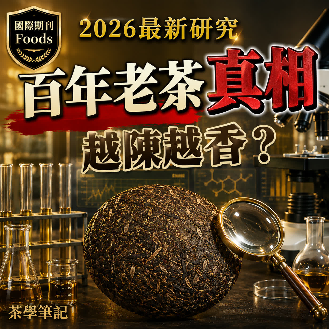 普洱生茶真的越陳越香嗎？從 5 年到百年老茶的化學證據｜茶學筆記 S2E09 episode artwork