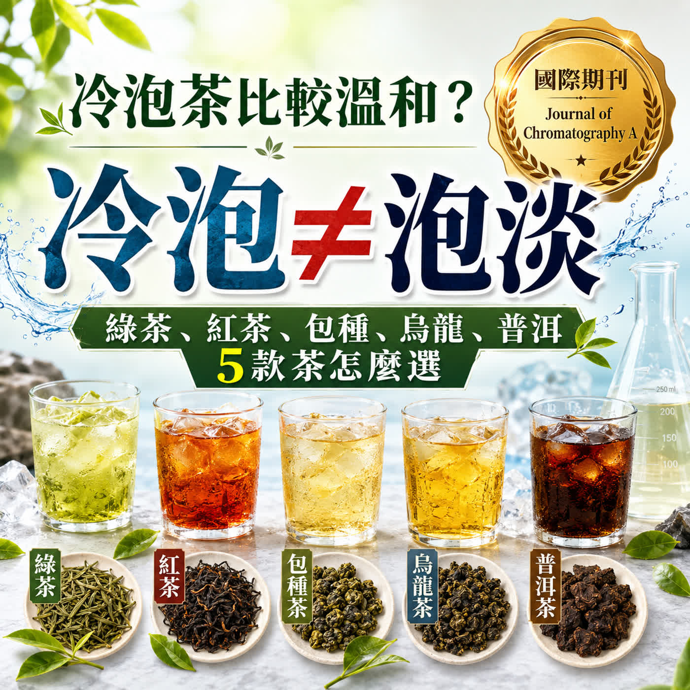 S2E06|冷泡茶真的比較溫和?5款茶怎麼選:少喝手搖、怕咖啡因必看