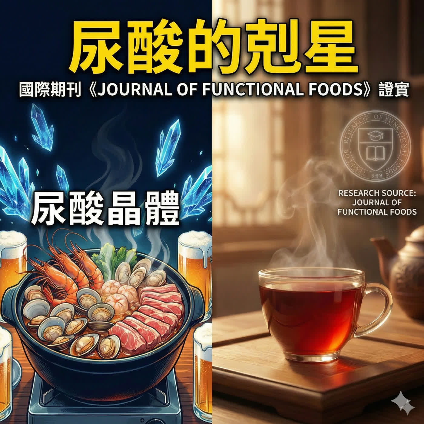 茶學筆記 S1E05｜尿酸的剋星：普洱熟茶的「雙重防線」科學策略