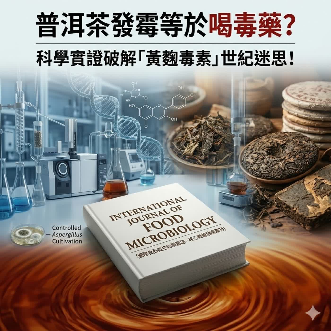 S1E08｜普洱茶發霉等於喝毒藥？科學實證破解「黃麴毒素」世紀迷思！