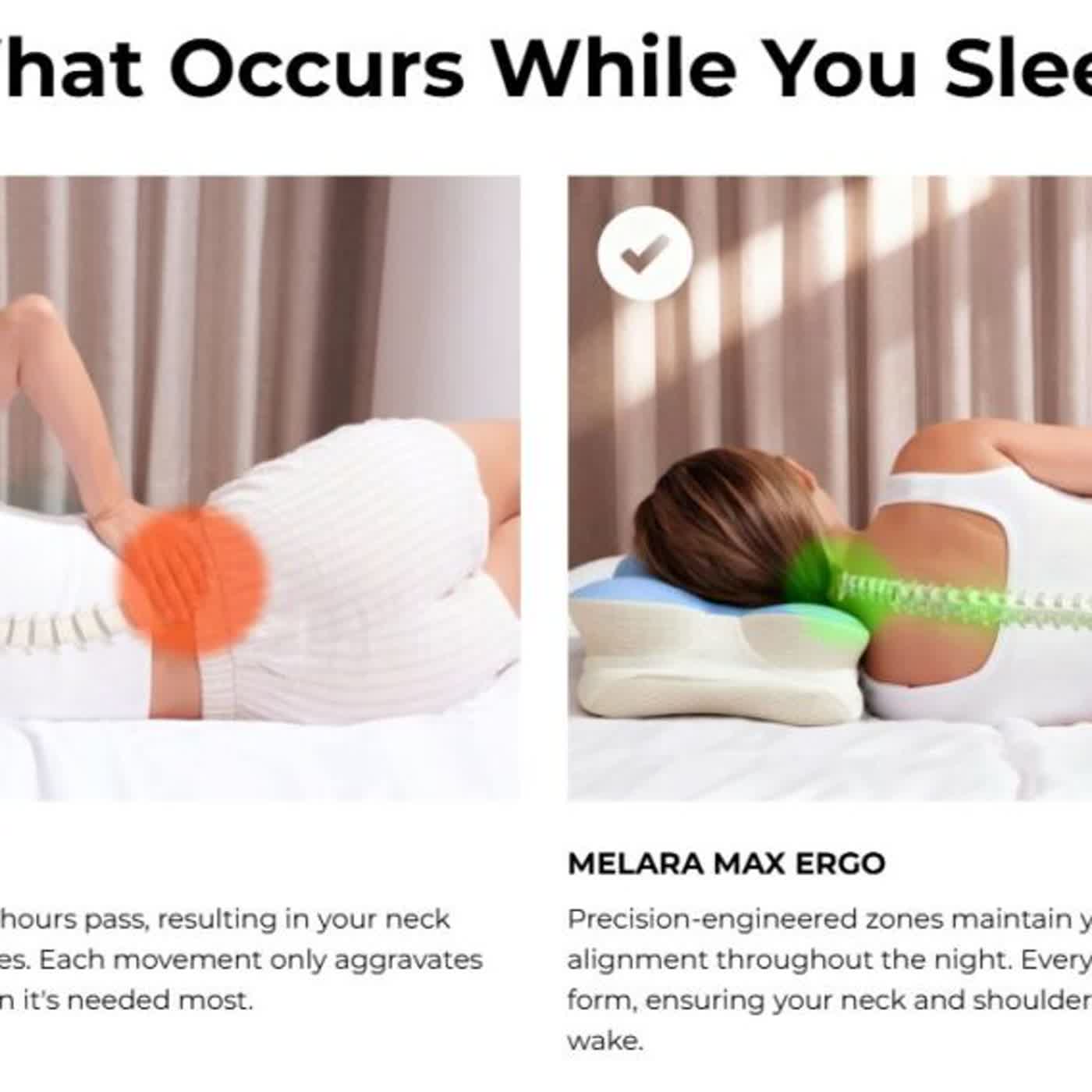 Melara Max Pillows – Perfect Pillow for Neck & Shoulder Pain