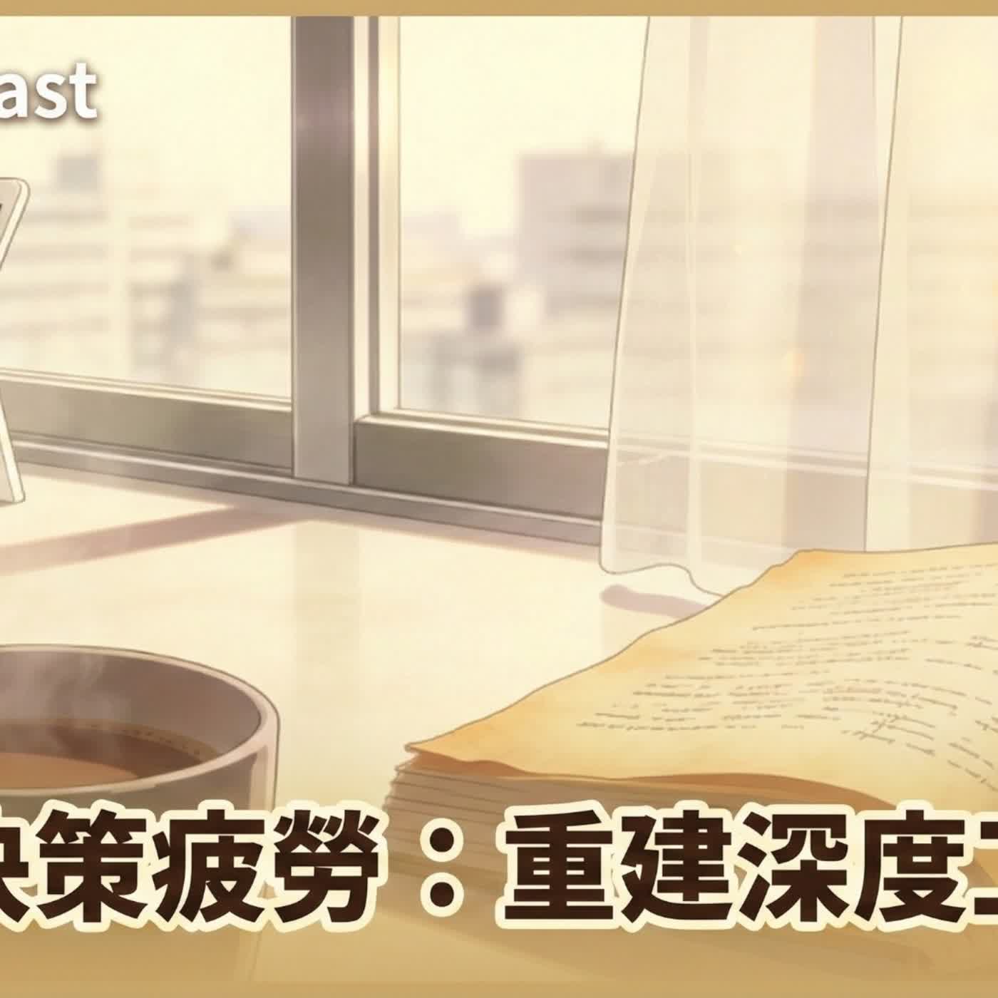 終結隱性的決策疲勞：停止無效的多工切換，從注意力殘留效應重建深度工作區