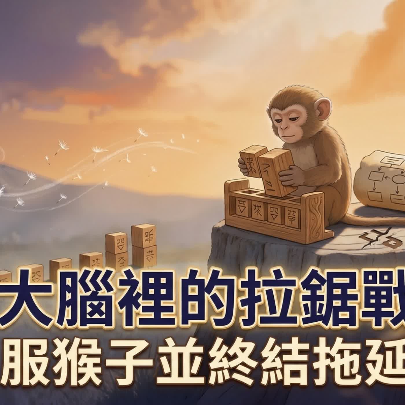 大腦裡的拉鋸戰:馴服猴子並終結拖延症