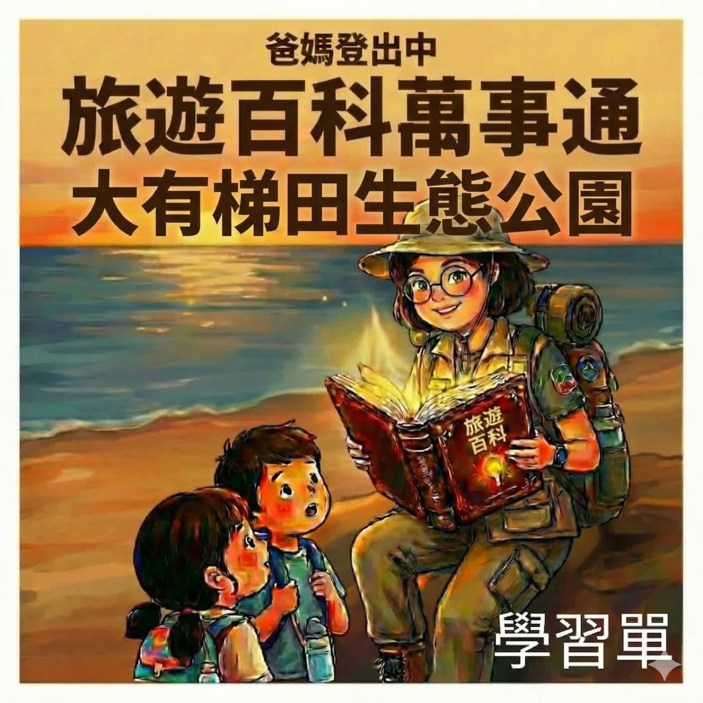 【桃園親子景點】兒童節免費放電首選！大有梯田特色公園化身極限體能王，挑戰假日限定設施｜爸媽登出中 EP06 episode artwork