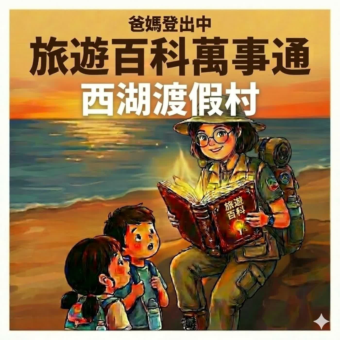 【苗栗親子景點】西湖渡假村賞螢攻略！連假塞車安撫小孩必備的兒童 Podcast，車上聽完秒變生態專家，爸媽放空免崩潰 ☕ episode artwork