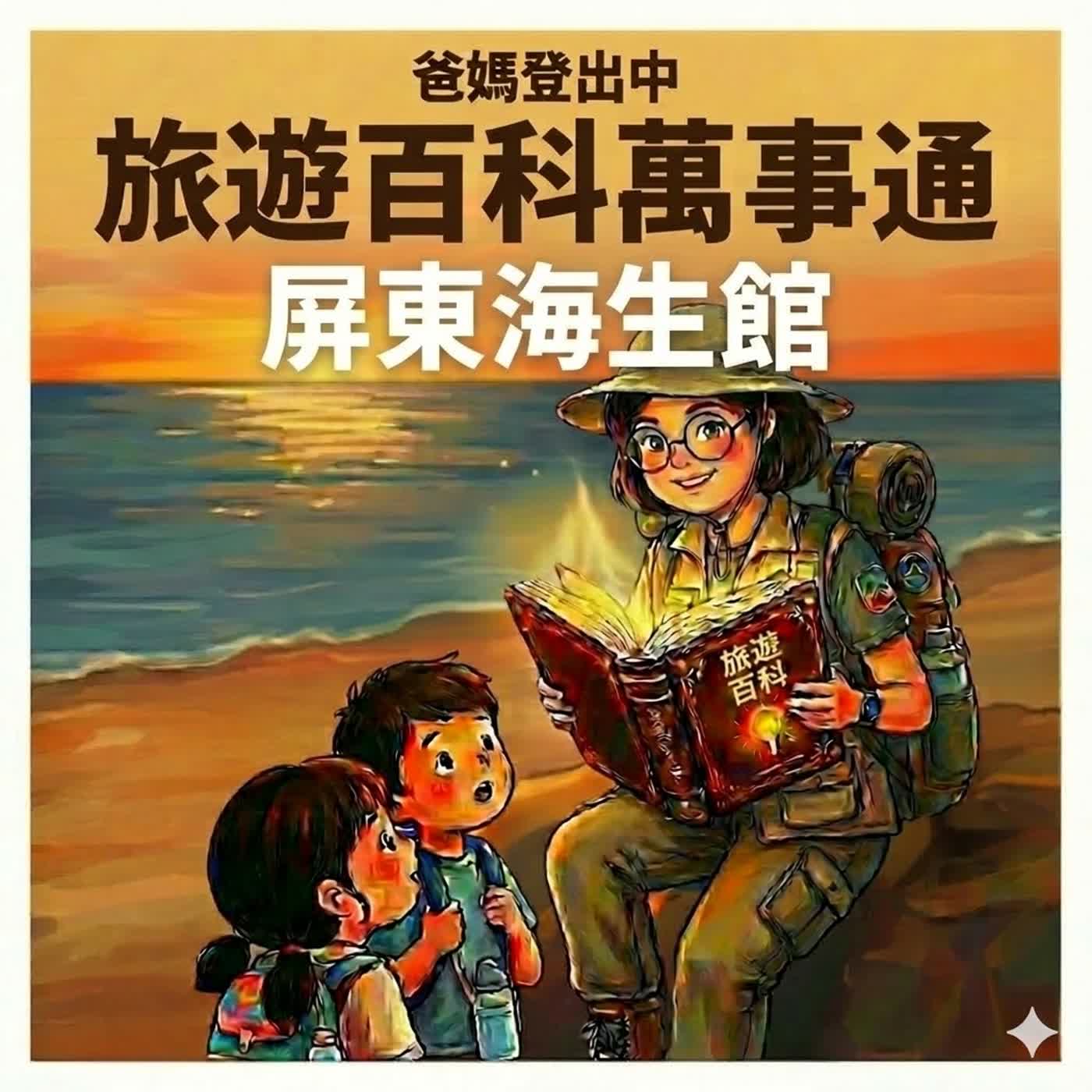 【屏東親子景點】2026 海生館全攻略！解鎖魟魚微笑秘密與鯊魚黑科技，墾丁塞車安撫神器，附 108 課綱自主學習紀錄表 episode artwork