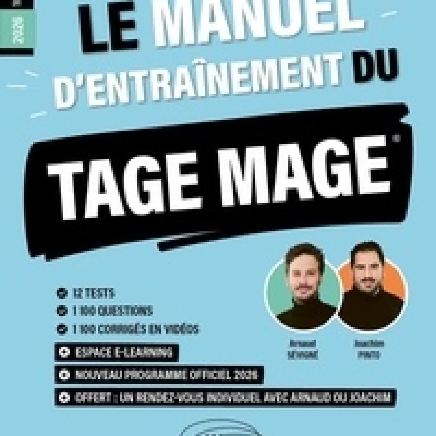 Télécharger Pdf Le manuel d'entraînement du TAGE MAGE Edition 2026