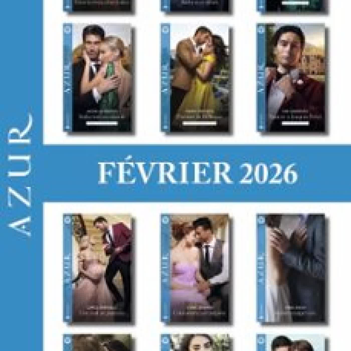 PACK MENSUEL AZUR - 11 ROMANS + 1 TITRE GRATUIT (FÉVRIER 2026) Collectif