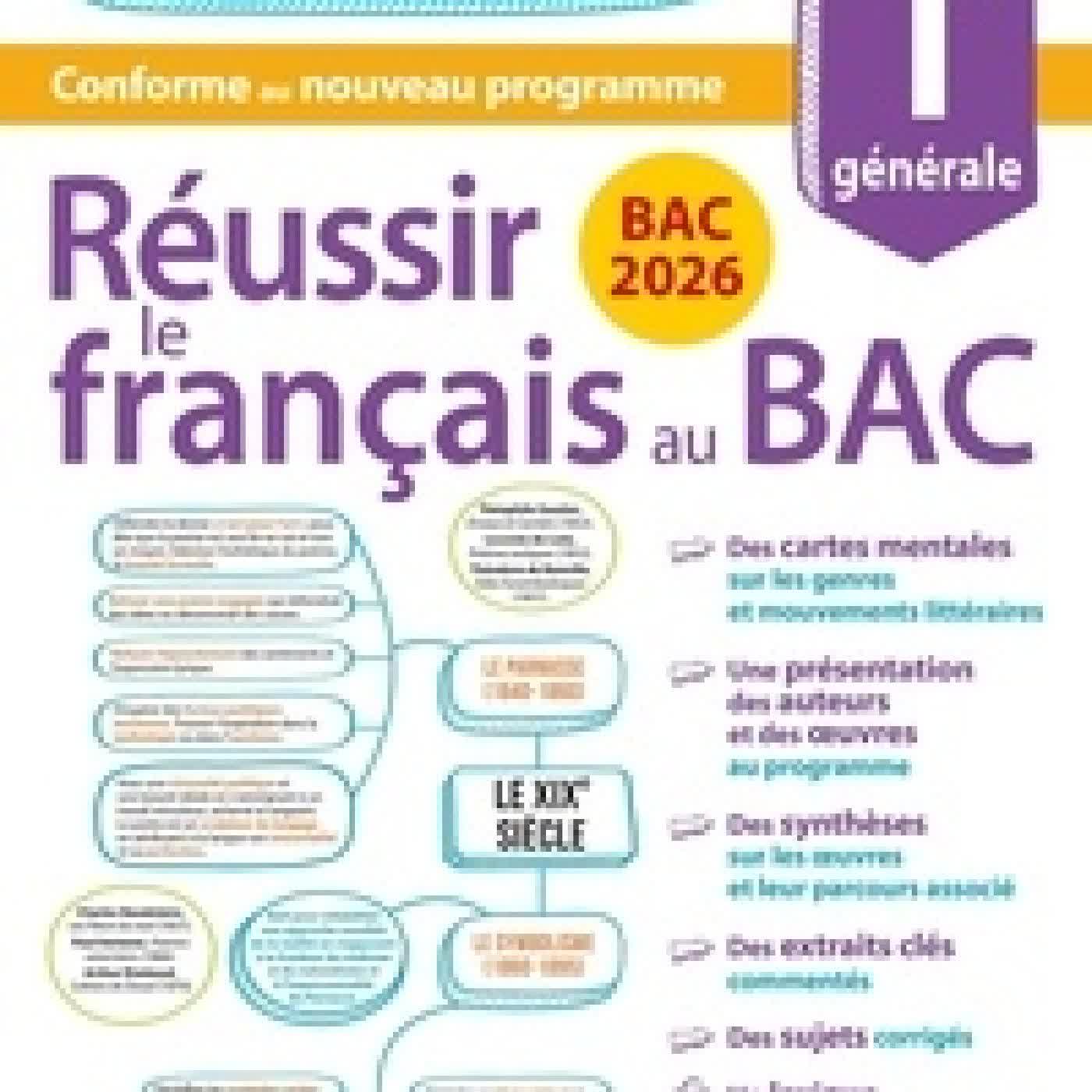 Télécharger Pdf Réussir le français au Bac 1ère générale Edition 2026