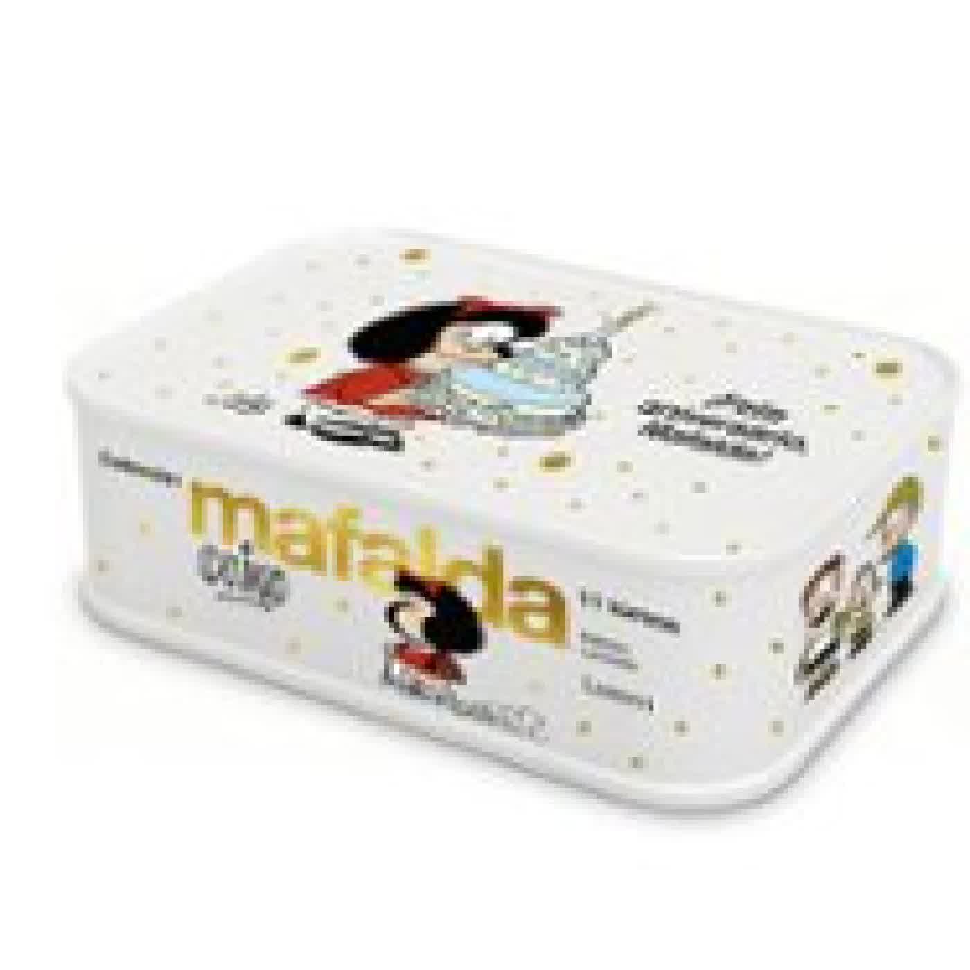 COLECCIÓN MAFALDA: 11 TOMOS EN UNA CAJA DE LATA (EDICIÓN ¡FELIZ A NIVERSARIO, MAFALDA!) QUINO