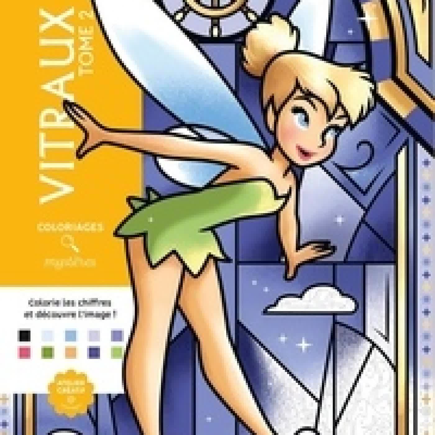 {téléchargement} Coloriages mystères Disney Vitraux. Tome 2