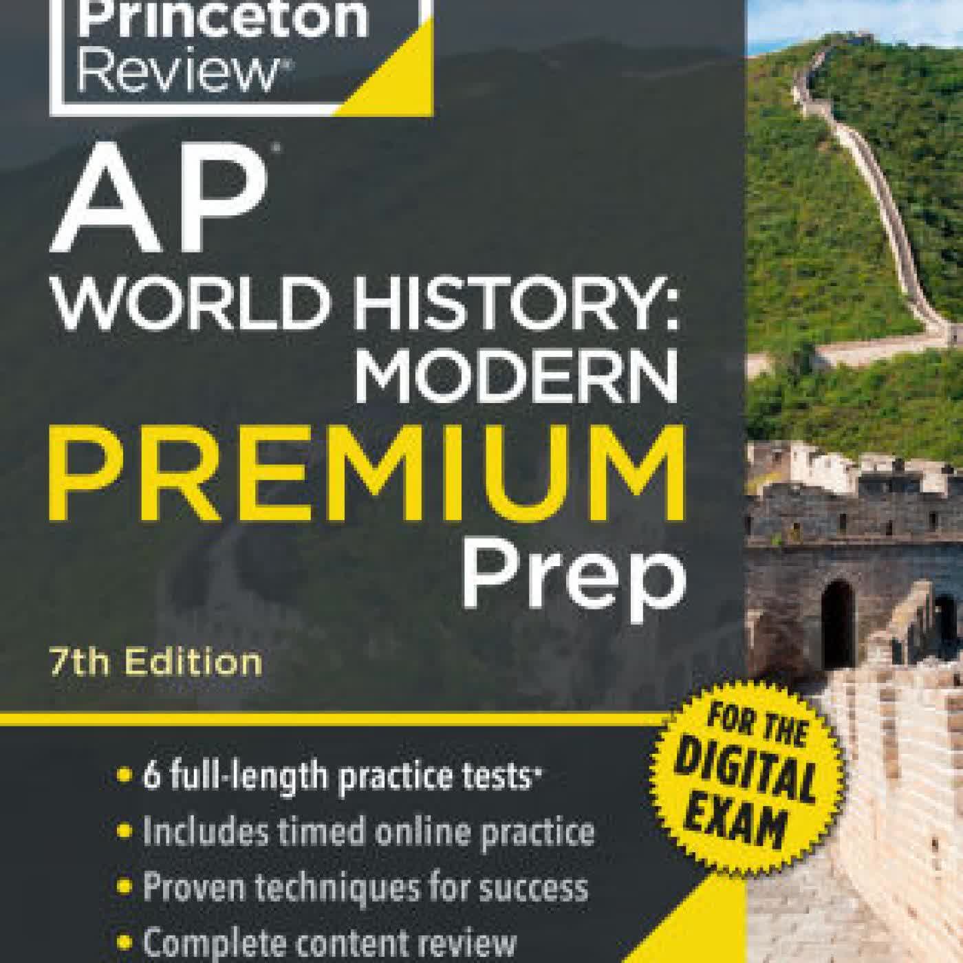 Princeton Review AP World History: Modern Premium Prep, 7th Edition: 6 Practice Tests + Digital Practice Online + Content Review by The Princeton Review on Iphone New Format
