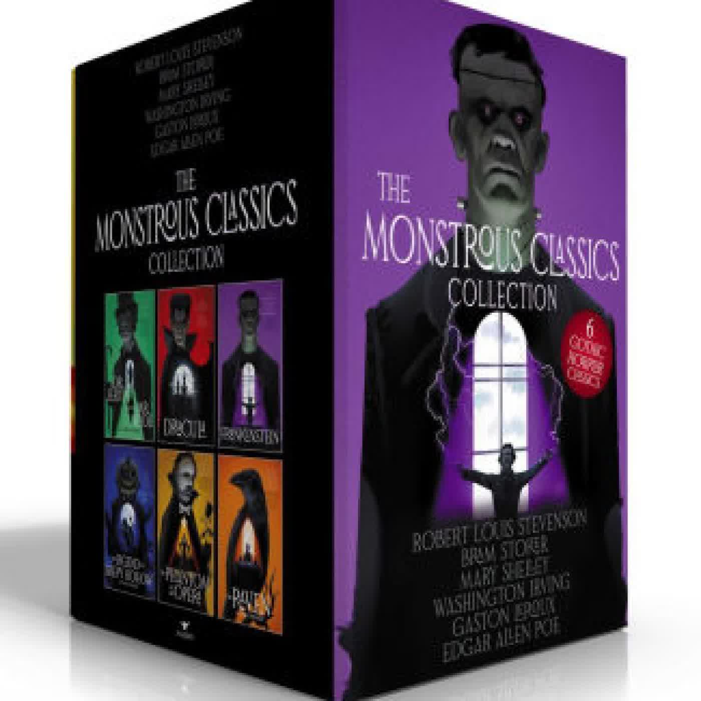 The Monstrous Classics Collection (Boxed Set): Dr. Jekyll and Mr. Hyde & Other Stories; Dracula; Frankenstein; The Legend of Sleepy Hollow & Other Stories; The Phantom of the Opera; The Raven & Other Writings by Robert Louis Stevenson, Bram Stoker, Mary Shelley, Washington Irving, Gaston Leroux on Iphone New Format