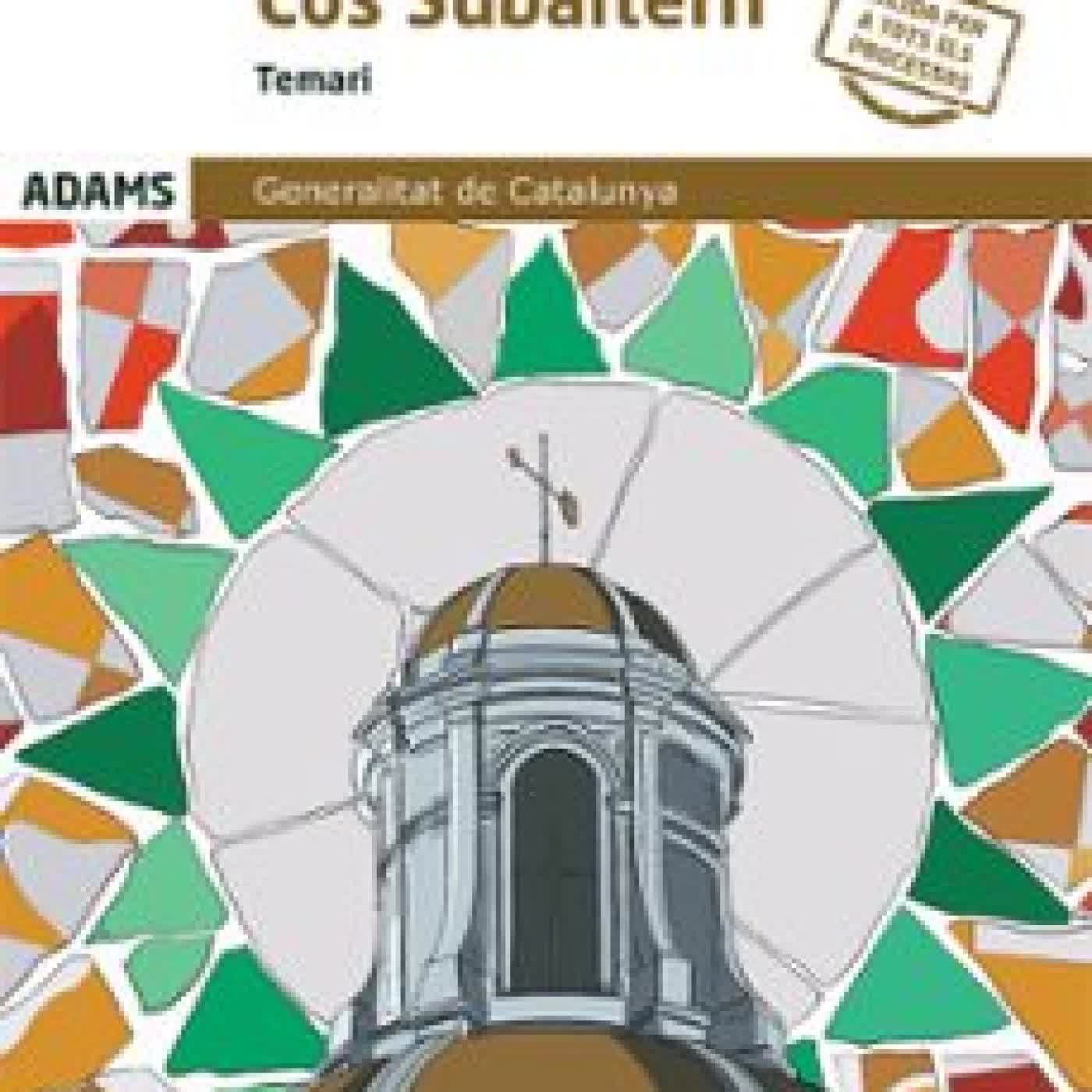 TEMARI COS SUBALTERN GENERALITAT DE CATALUNYA