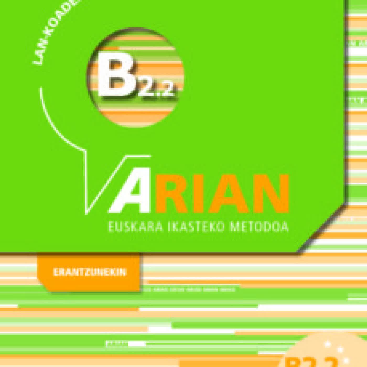 ARIAN B2.2 LAN KOADERNOA (+ERANTZUNAK) BATZUK