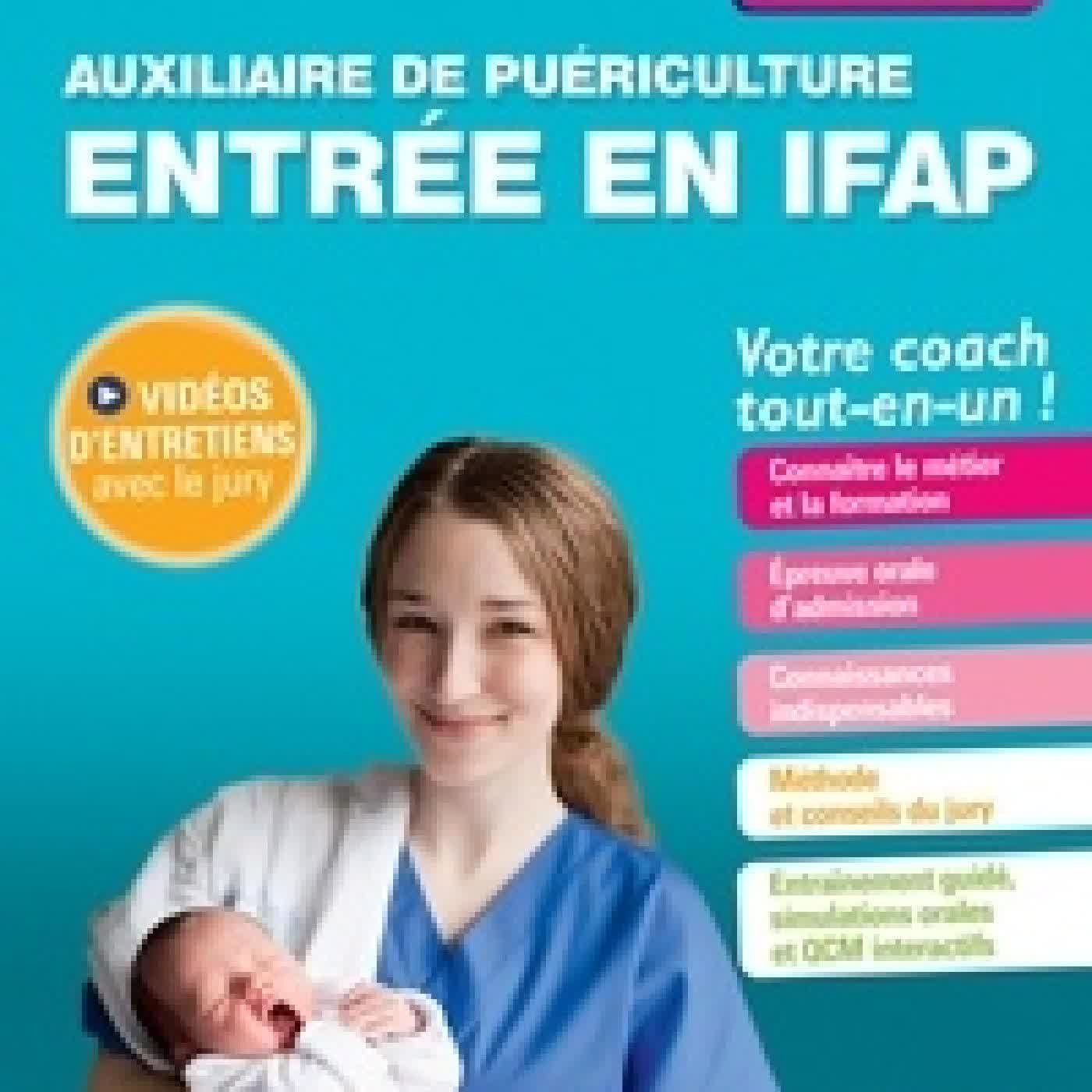 Télécharger Pdf Auxiliaire de puériculture - Entrée en IFAP Edition 2026