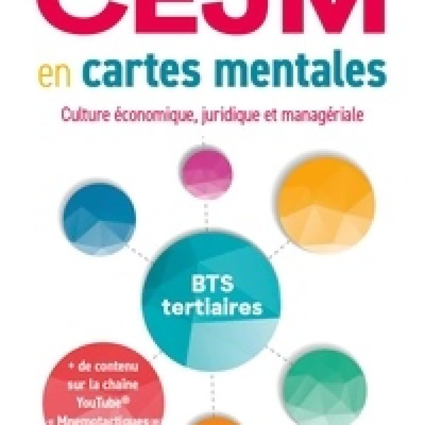 Télécharger Pdf CEJM en cartes mentales Culture économique juridique et managériale BTS tertiaires Edition 2025