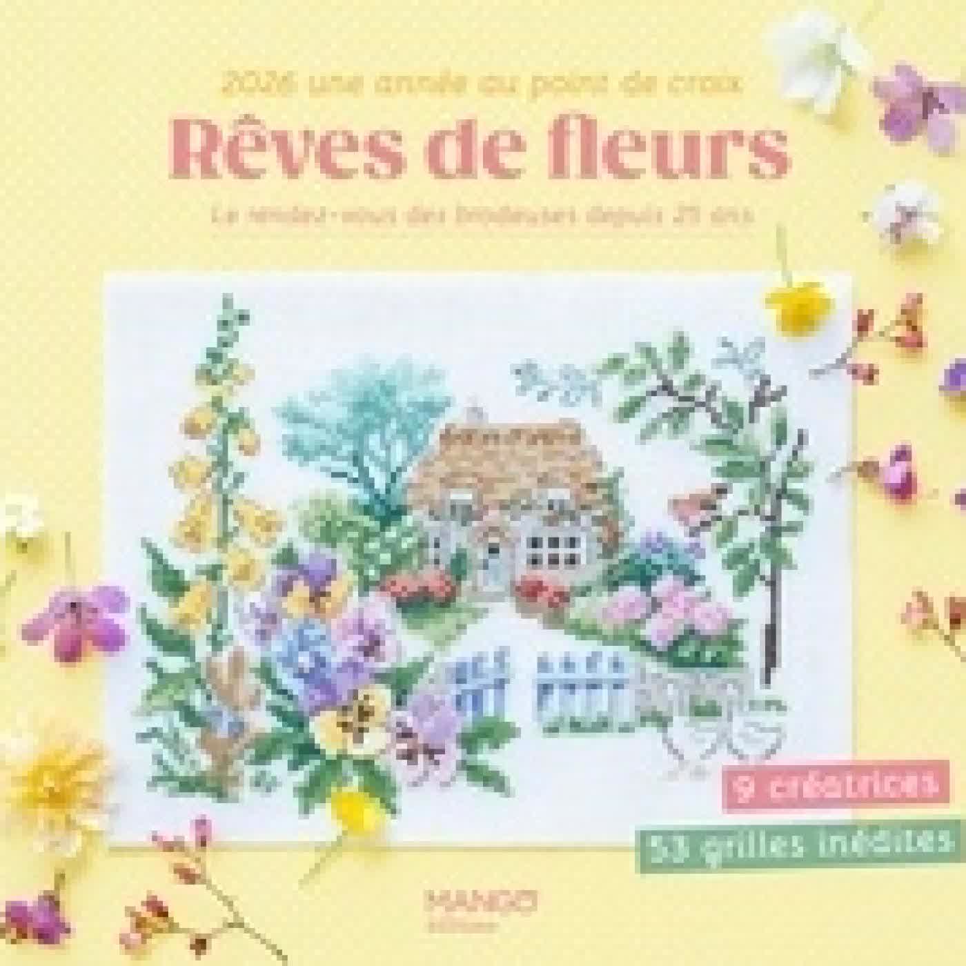 Télécharger Pdf Rêves de fleurs. 2026 une année au point de croix