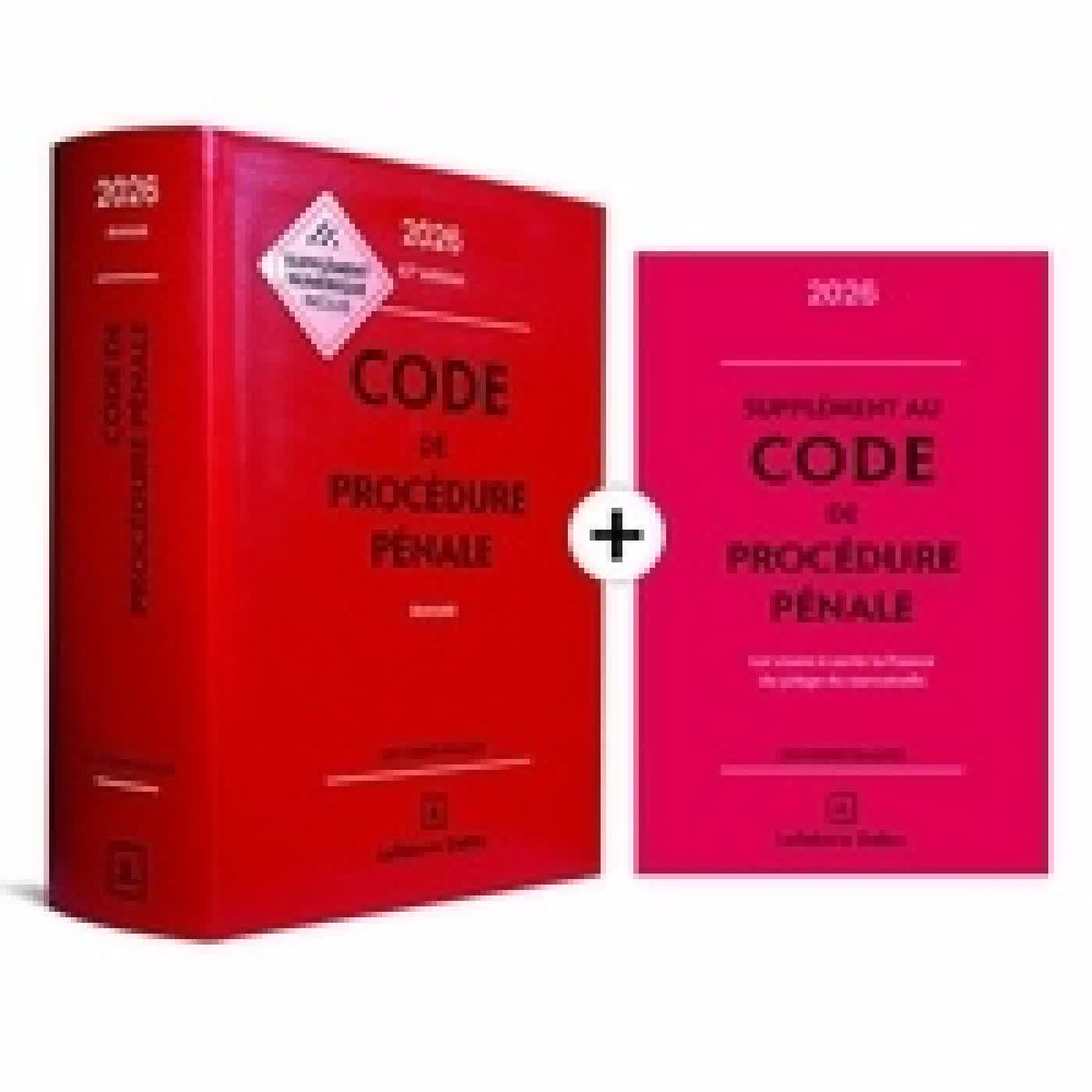 {téléchargement} Code de procédure pénale annoté. Inclus le supplément au code de procédure pénale Edition 2026