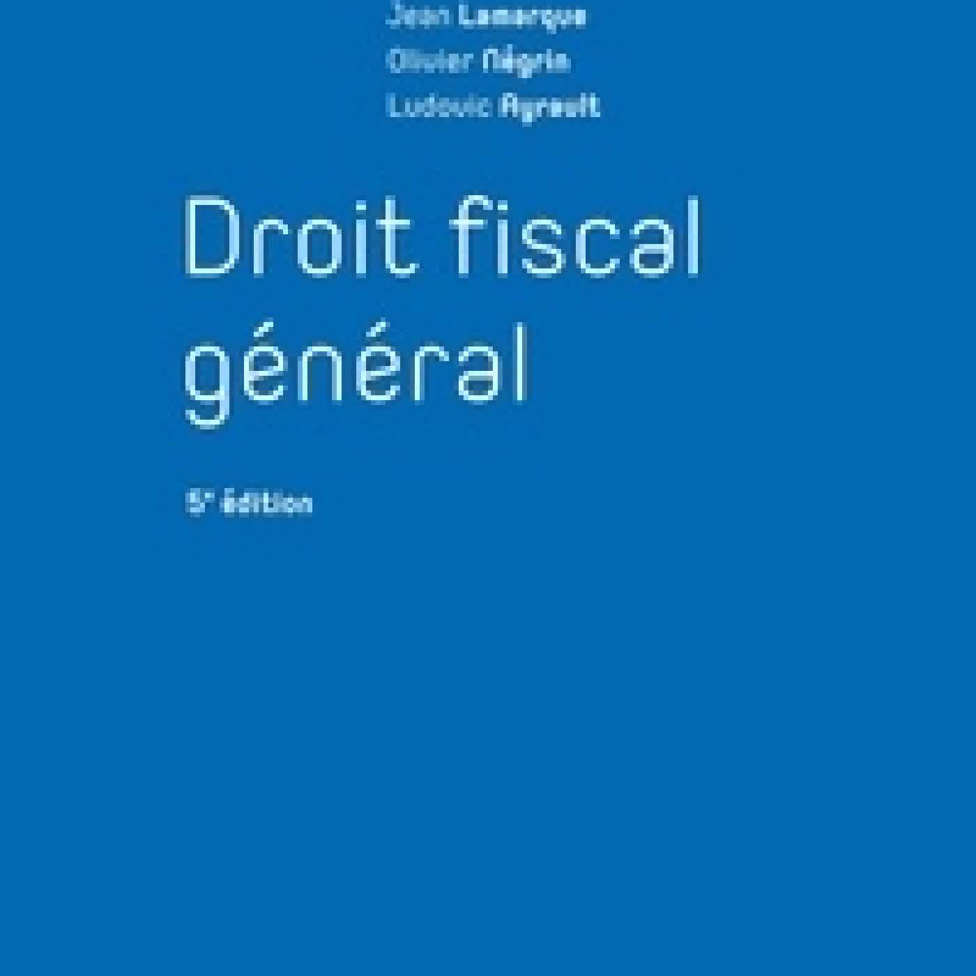 Télécharger Pdf Droit fiscal général