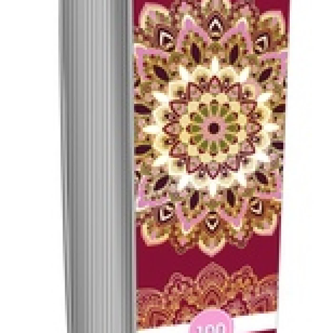 Lire en ligne : Passion mandalas. 100 marque-pages à peindre ou à colorier Edition de luxe