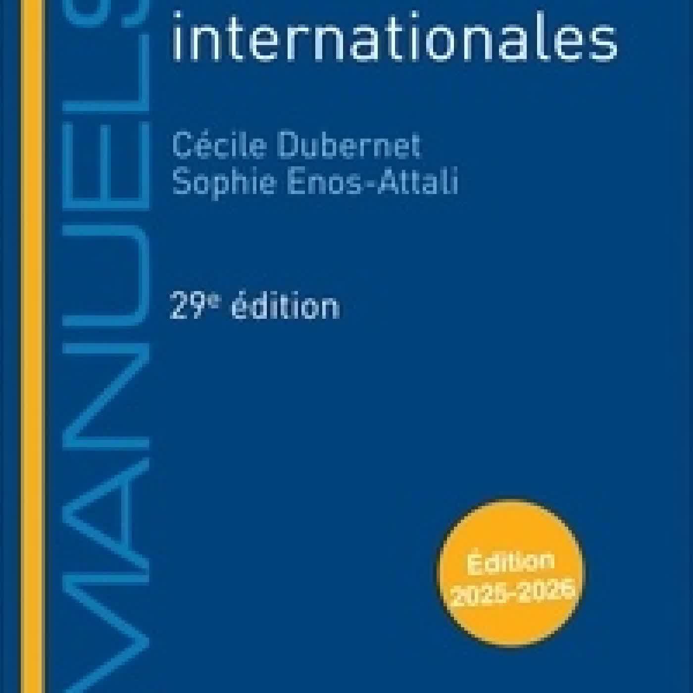 Lire en ligne : Relations internationales Edition 2025-2026