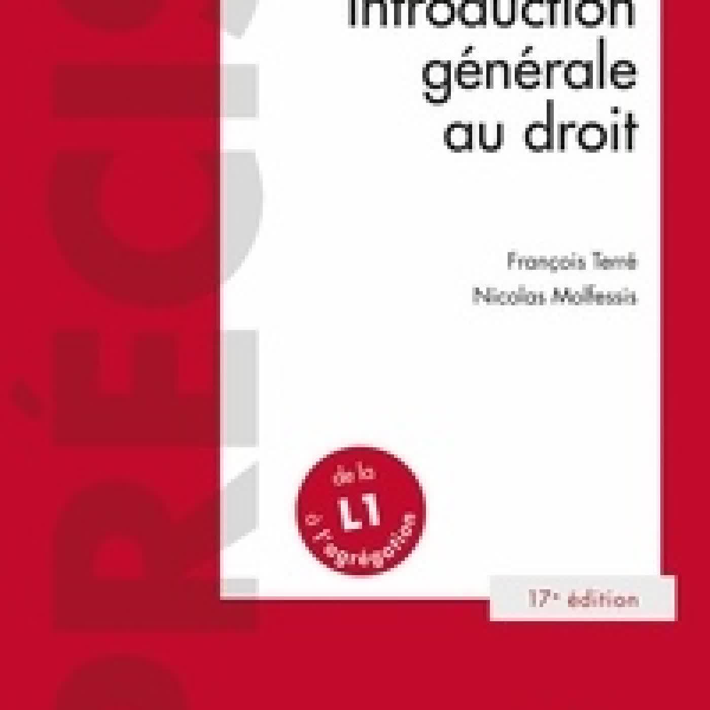 Télécharger Pdf Introduction générale au droit17e édition