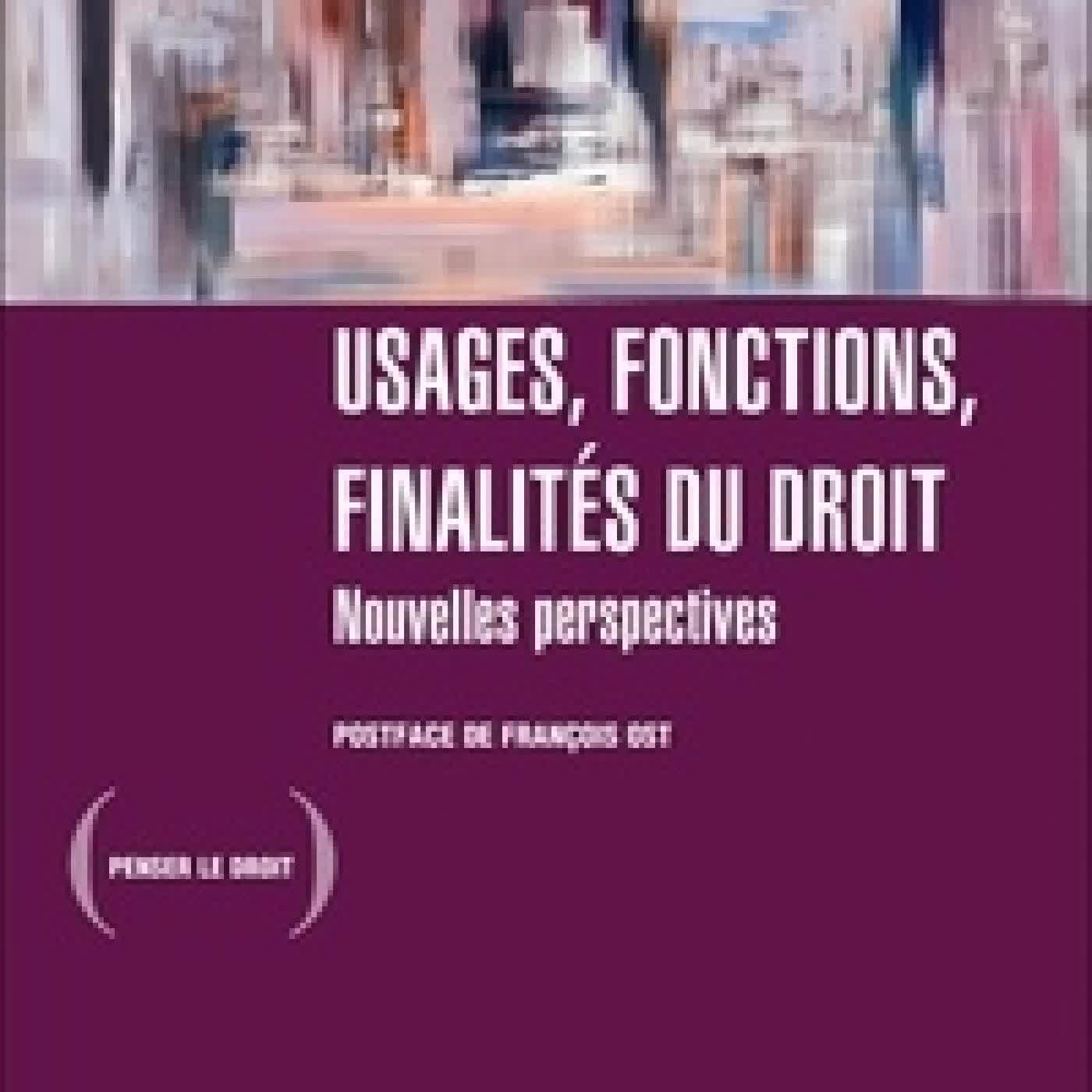 Lire en ligne : Usages, fonctions, finalités du droit. Nouvelles perspectives