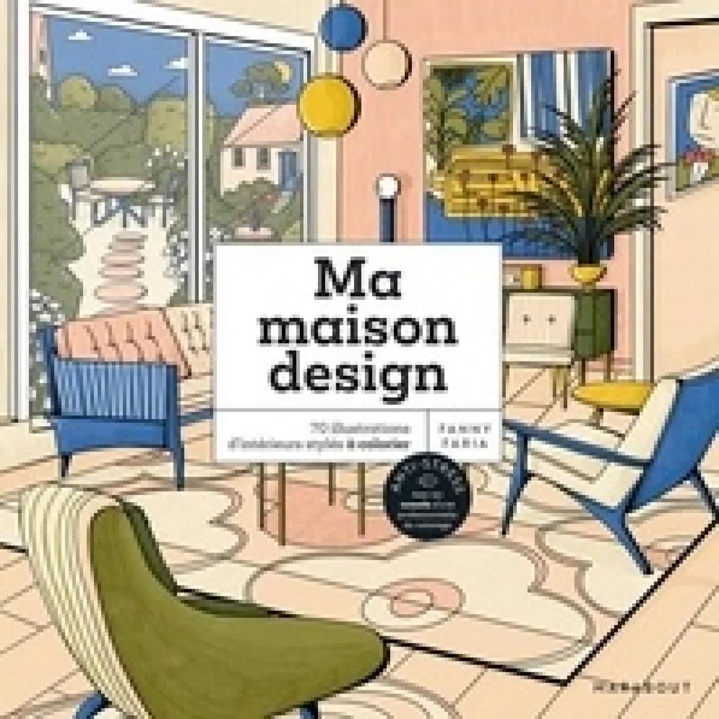 Télécharger Pdf Maisons design. 70 illustrations d'interieurs stylés à colorier