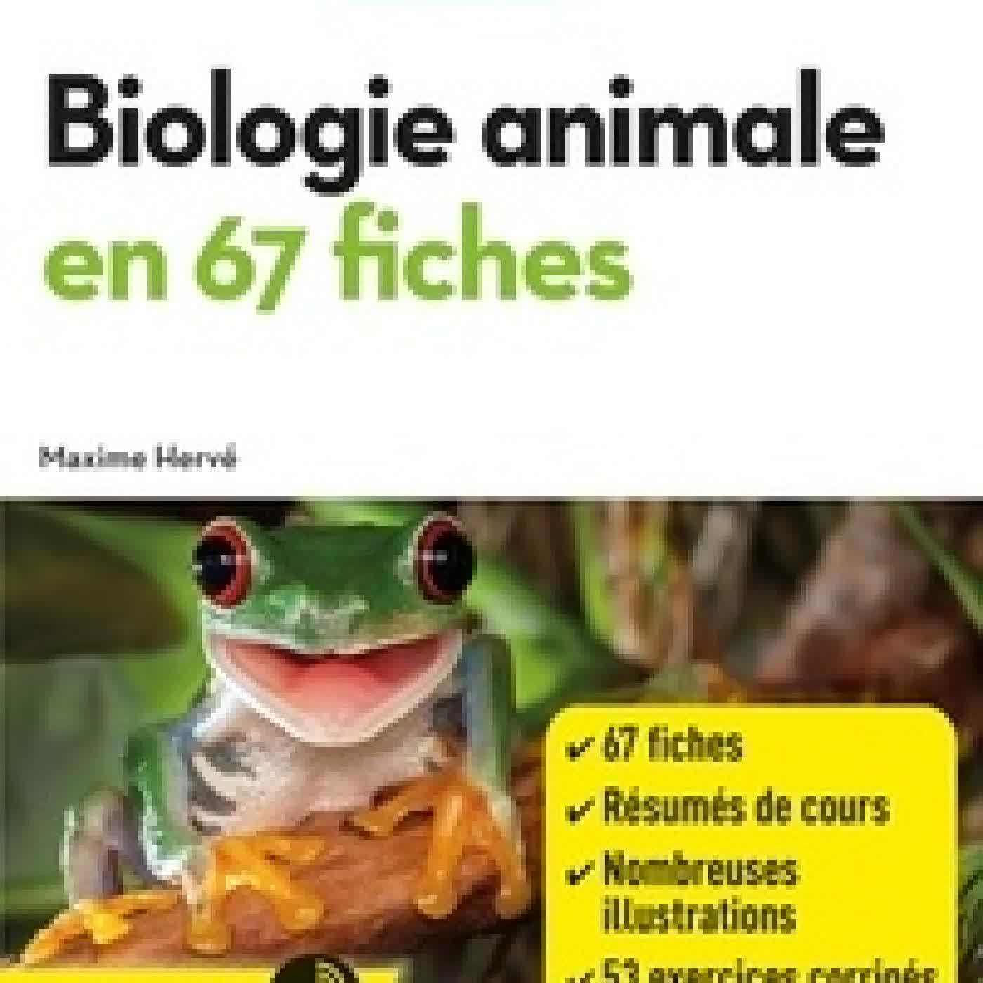 {téléchargement} Biologie animale en 67 fiches. L1 / L2