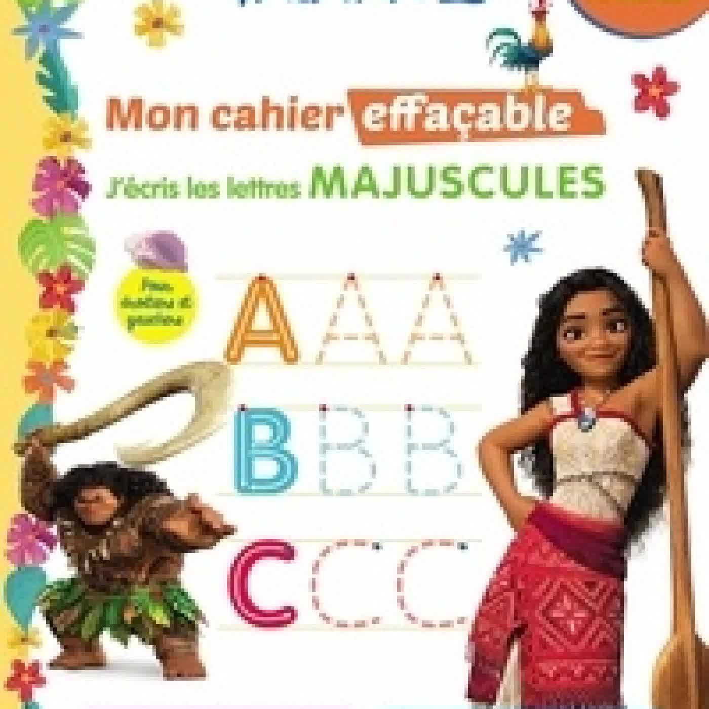 Lire en ligne : J'écris les lettres majuscules PS-MS-GS Vaiana 2