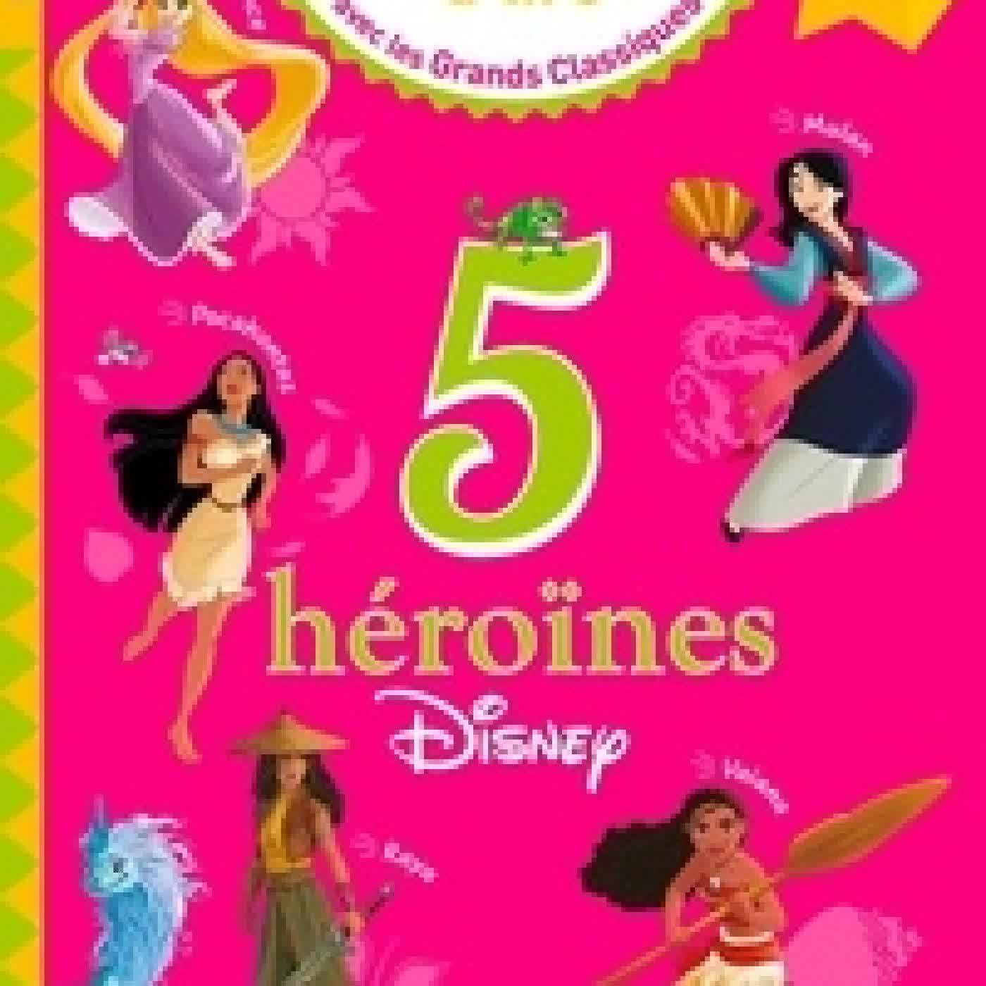 {téléchargement} 5 héroïnes Disney. CP