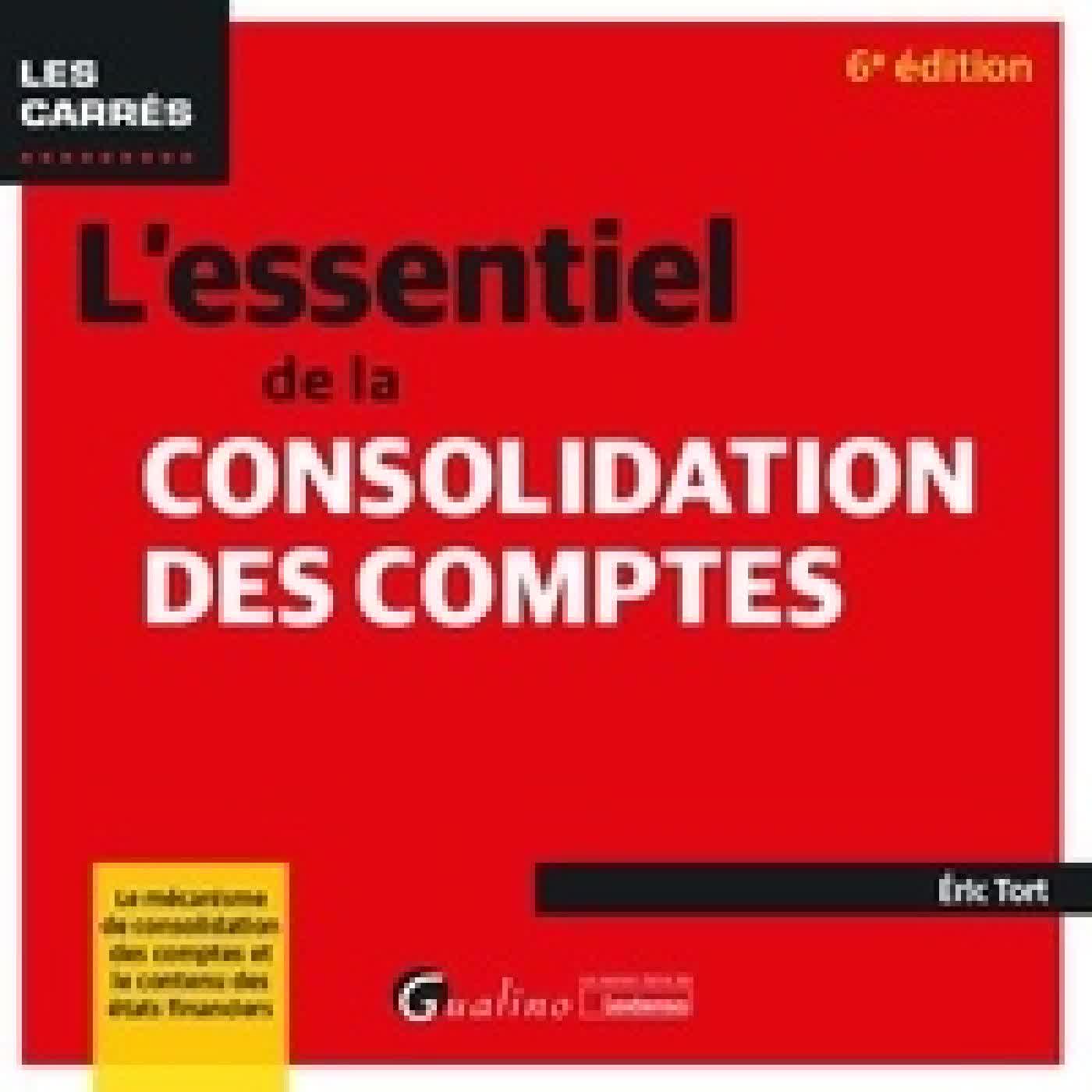Télécharger Pdf L'essentiel de la consolidation des comptes6e édition