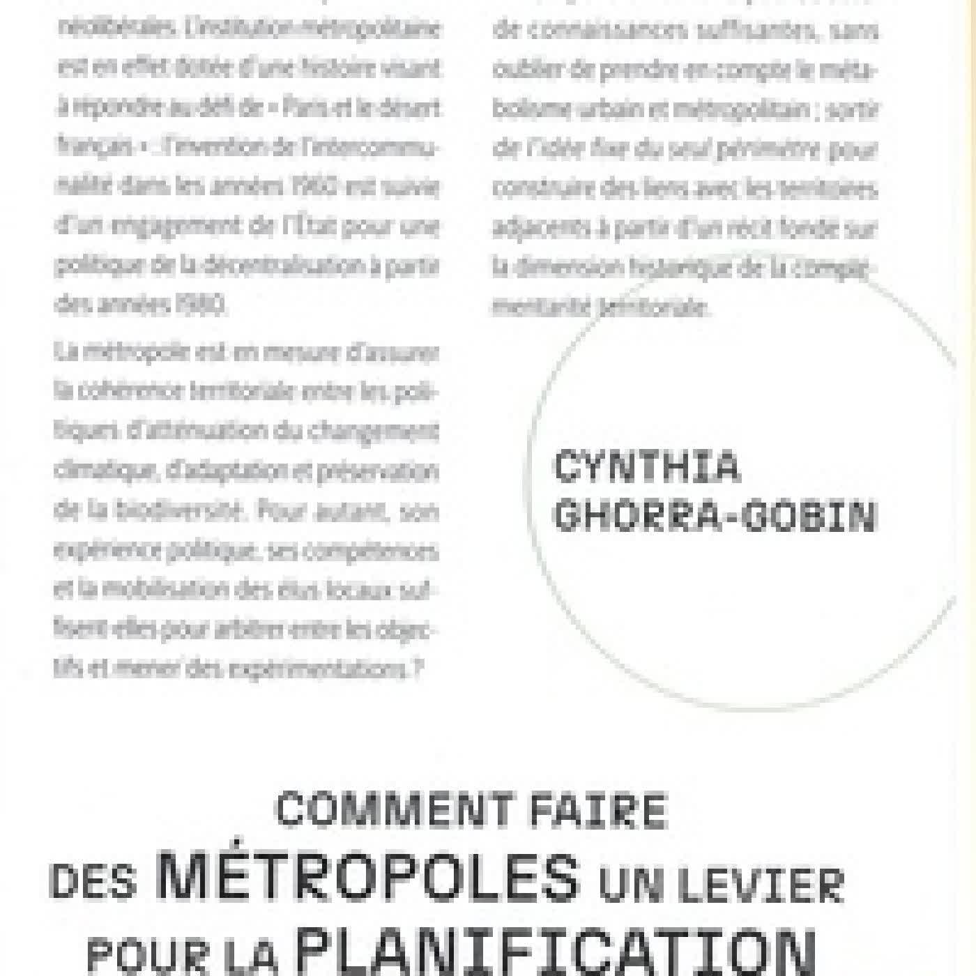 Lire en ligne : Comment faire des métropoles un levier pour la planification écologique et solidaire ?