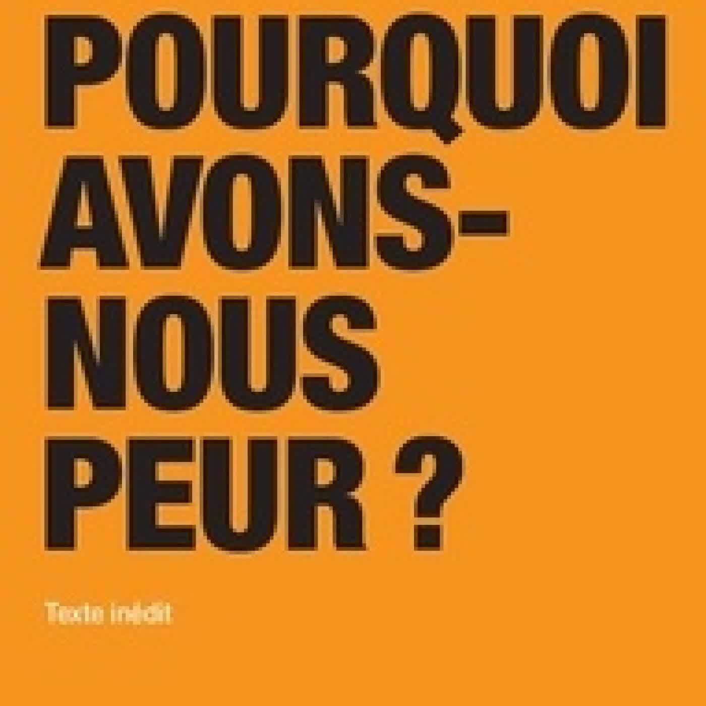 {téléchargement} Pourquoi avons-nous peur ?