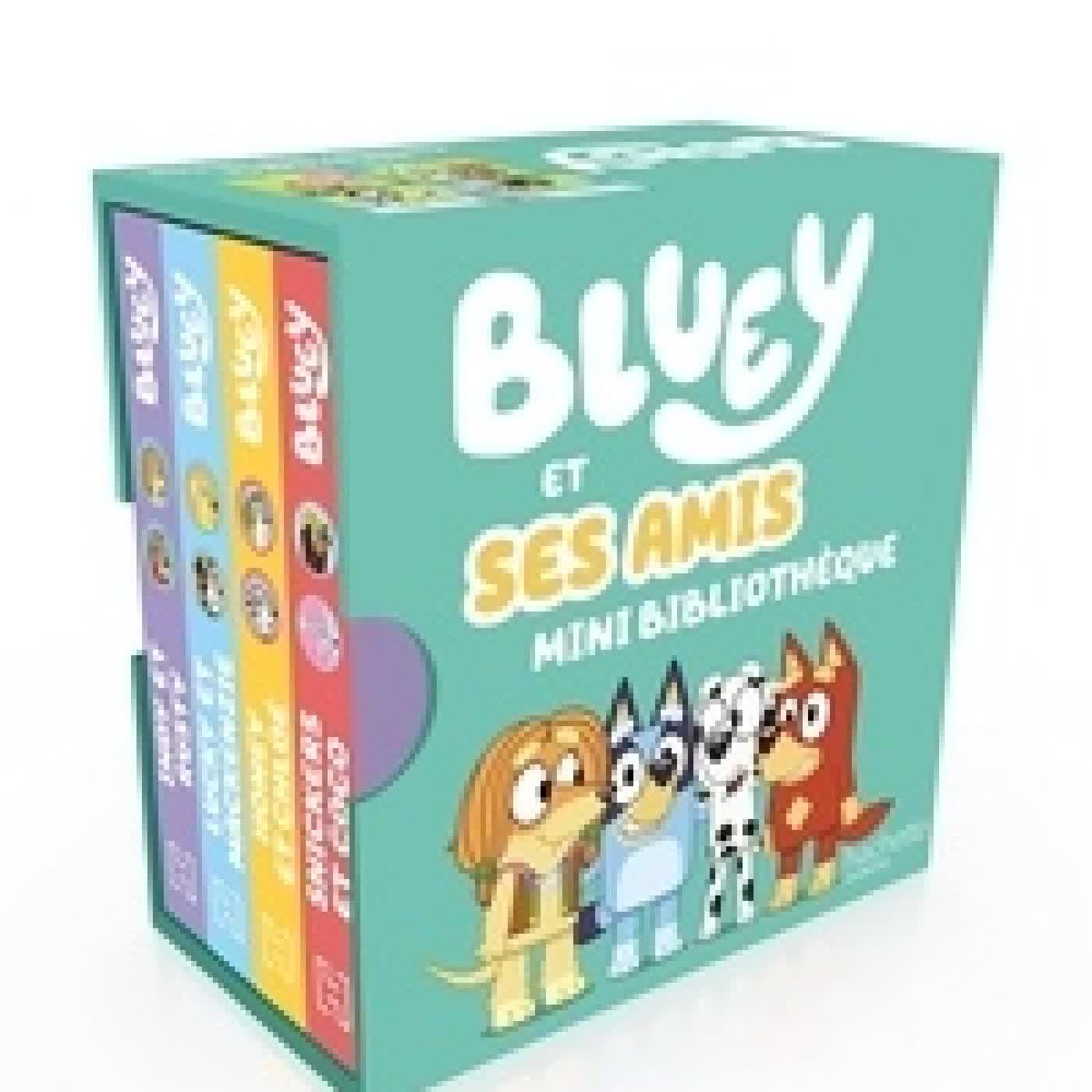 {téléchargement} Ma mini bibliothèque Bluey et ses amis. Coffret en 4 volumes : Indy et Rusty ; Lucky et Mackenzie ; Honey et Chloé ; Snickers et Coco