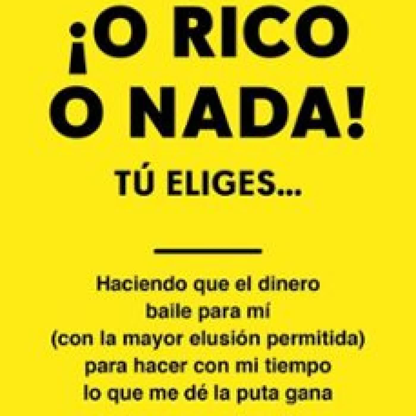 ¡O RICO O NADA! AITOR ZÁRATE