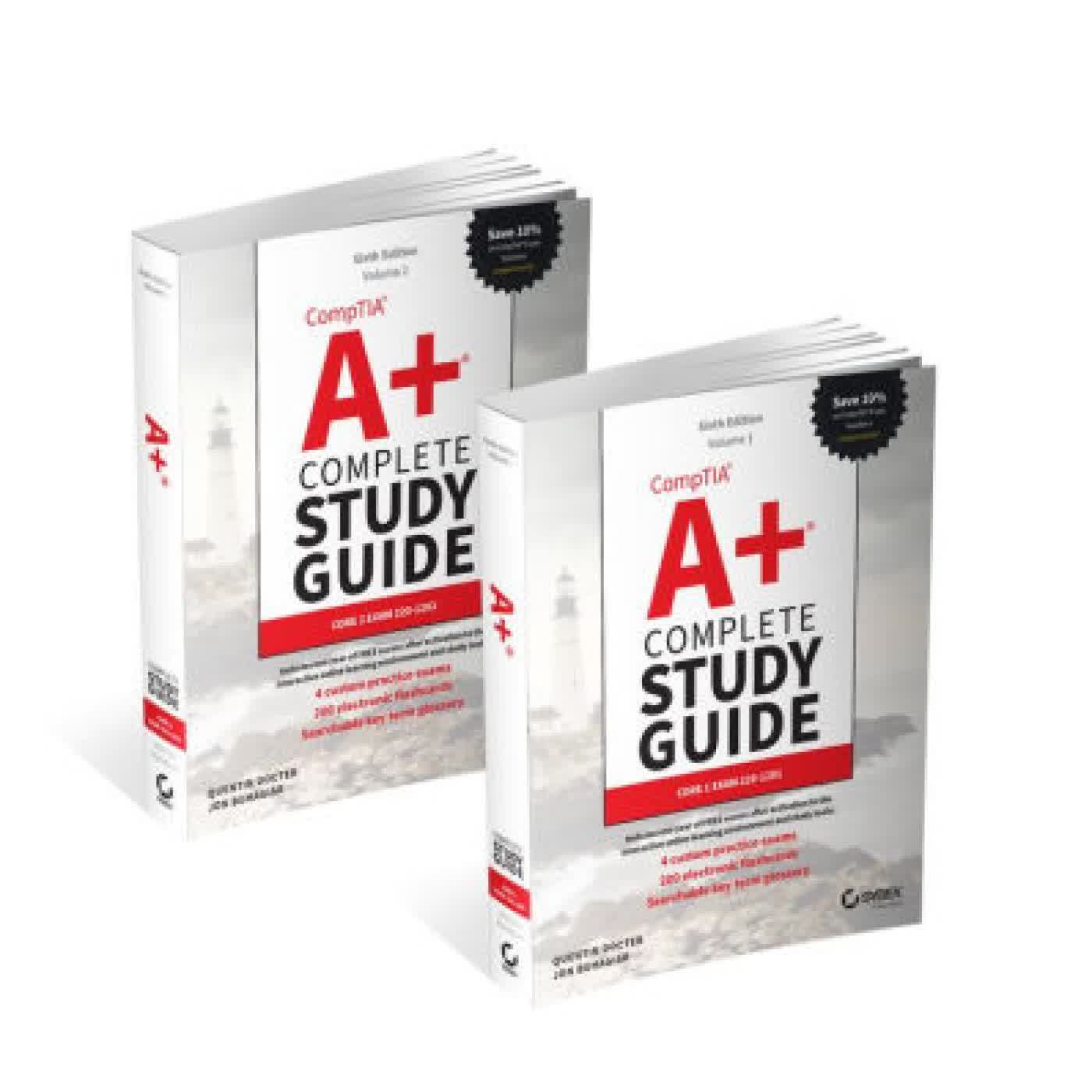CompTIA A+ Complete Study Guide, 2-Volume Set: Volume 1 Core 1 Exam 220-1201 and Volume 2 Core 2 Exam 220-1202 by Quentin Docter, Jon Buhagiar on Iphone New Format