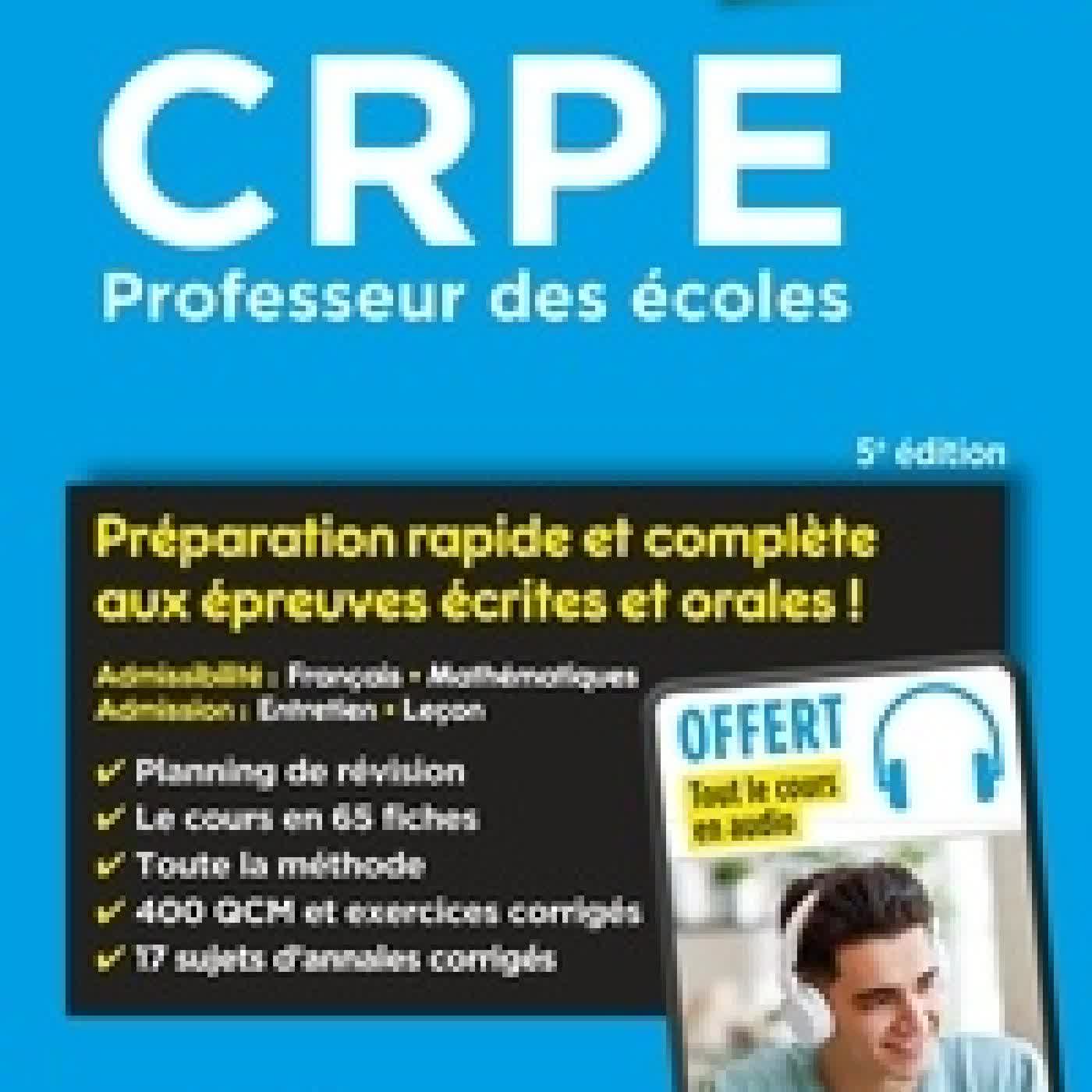Lire en ligne : CRPE. Professeur des écoles Edition 2026-2027