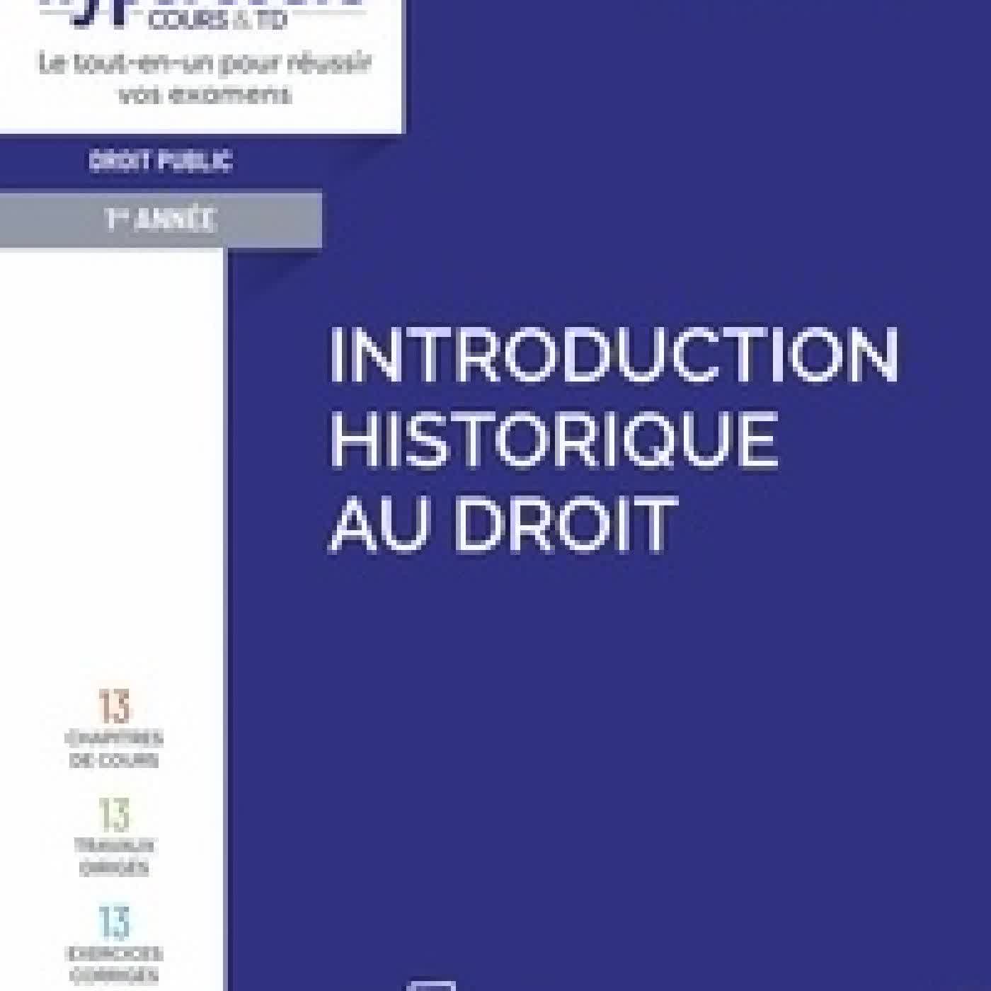 Lire en ligne : Introduction historique au droit