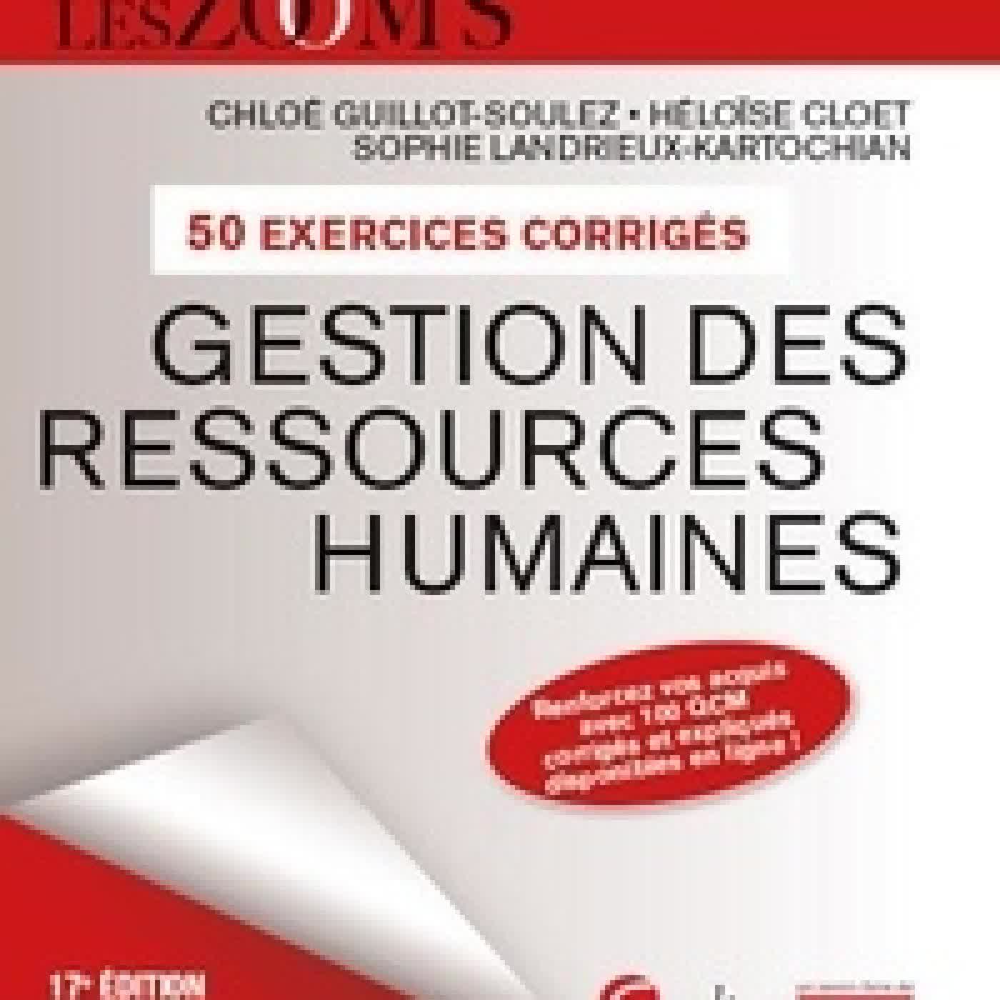 {téléchargement} Gestion des ressources humaines. 50 exercices corrigés Edition 2025-2026