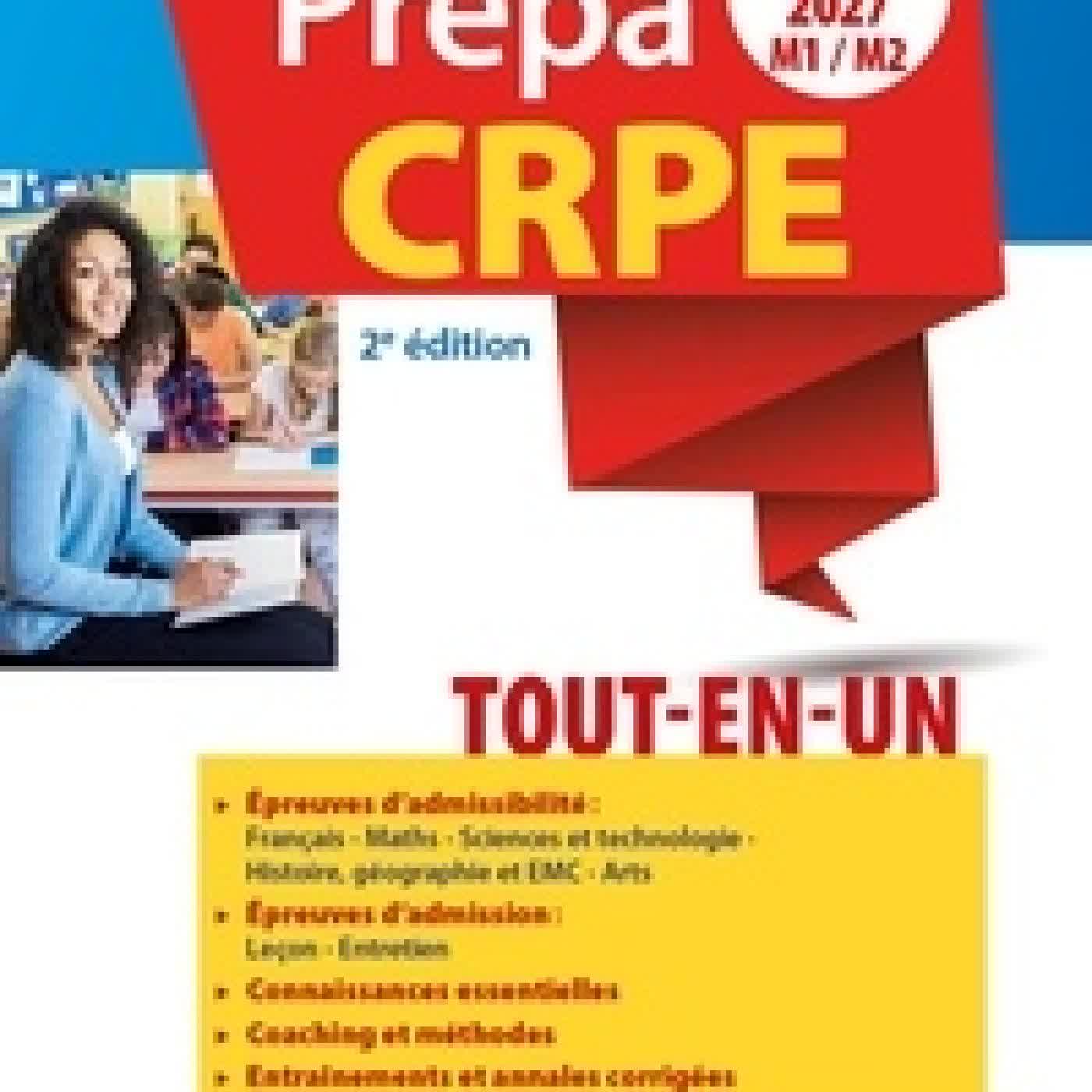 Télécharger Pdf Prépa CRPE Tout-en-un. Concours M1/M2 Edition 2026-2027