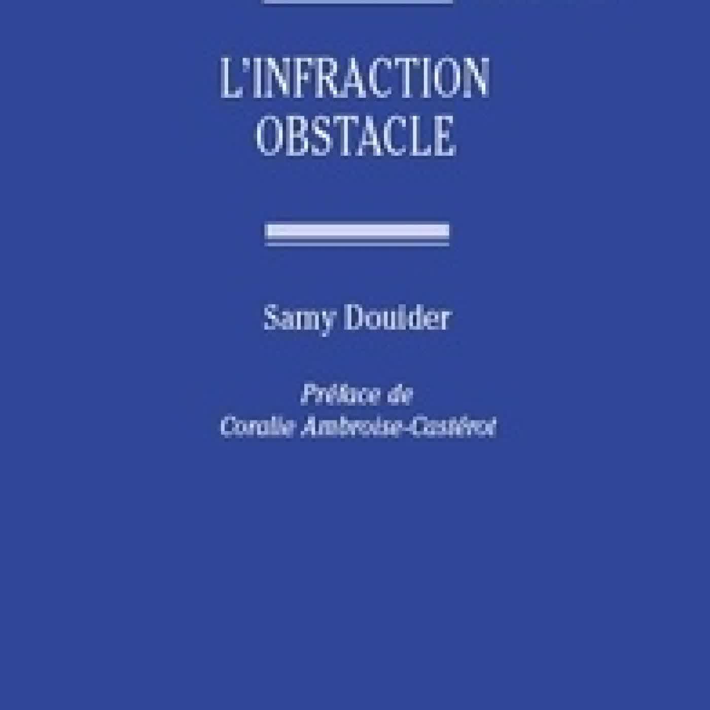 Télécharger Pdf L'infraction obstacle