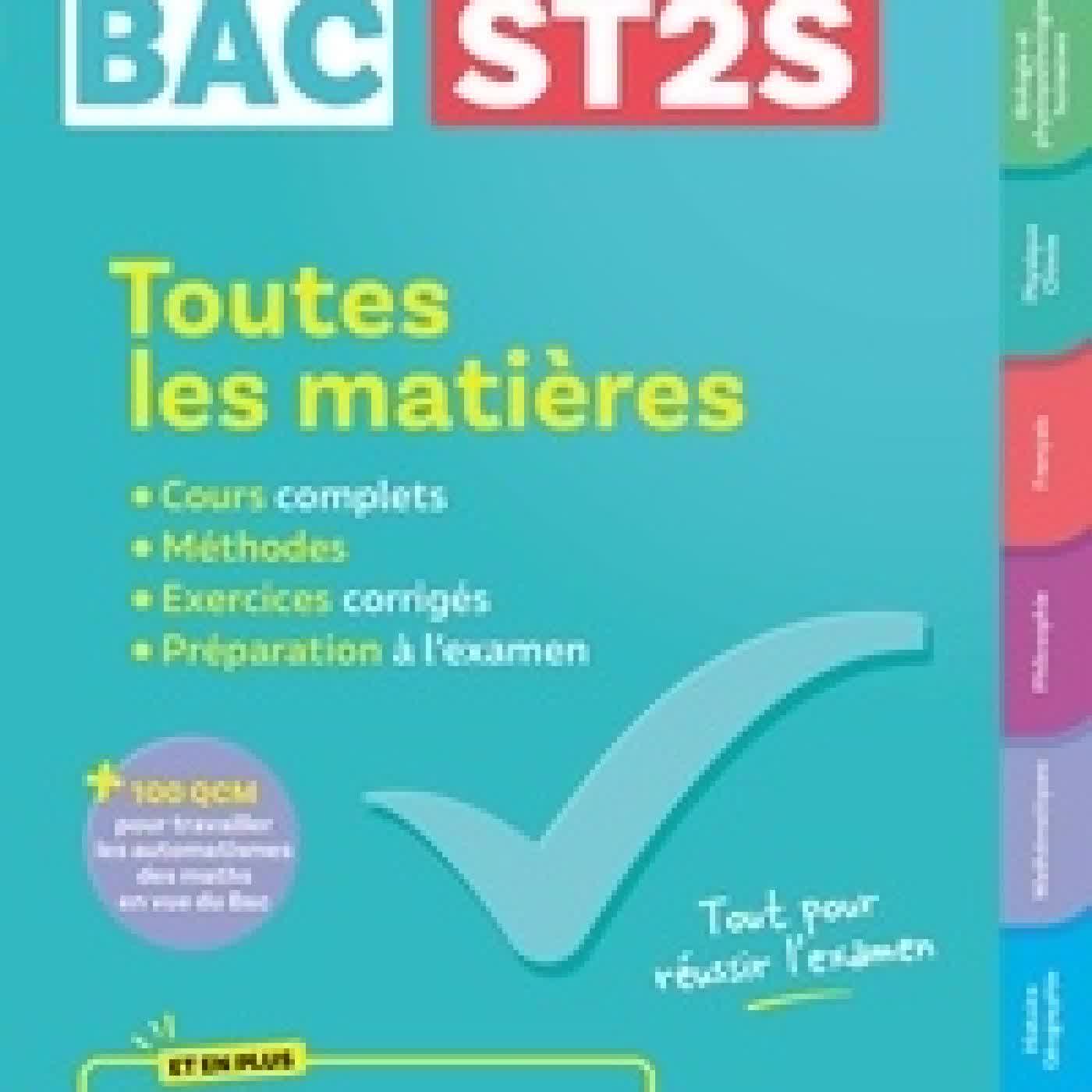 {téléchargement} Toutes les matières Bac ST2S 1re-Tle. Toutes les matières en fiche Edition 2025
