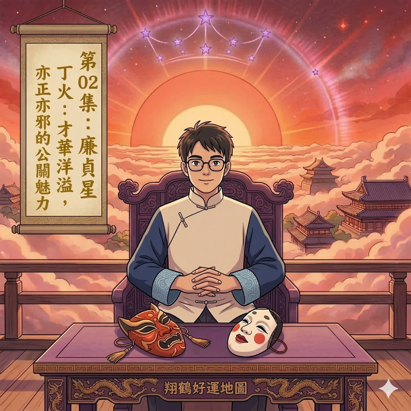 第02集:廉貞星導航——光影下的表演藝術:你是戴著面具,還是踩在紅線上? 第02集:廉貞星導航——光影下的表演藝術:你是戴著面具,還是踩在紅線上?